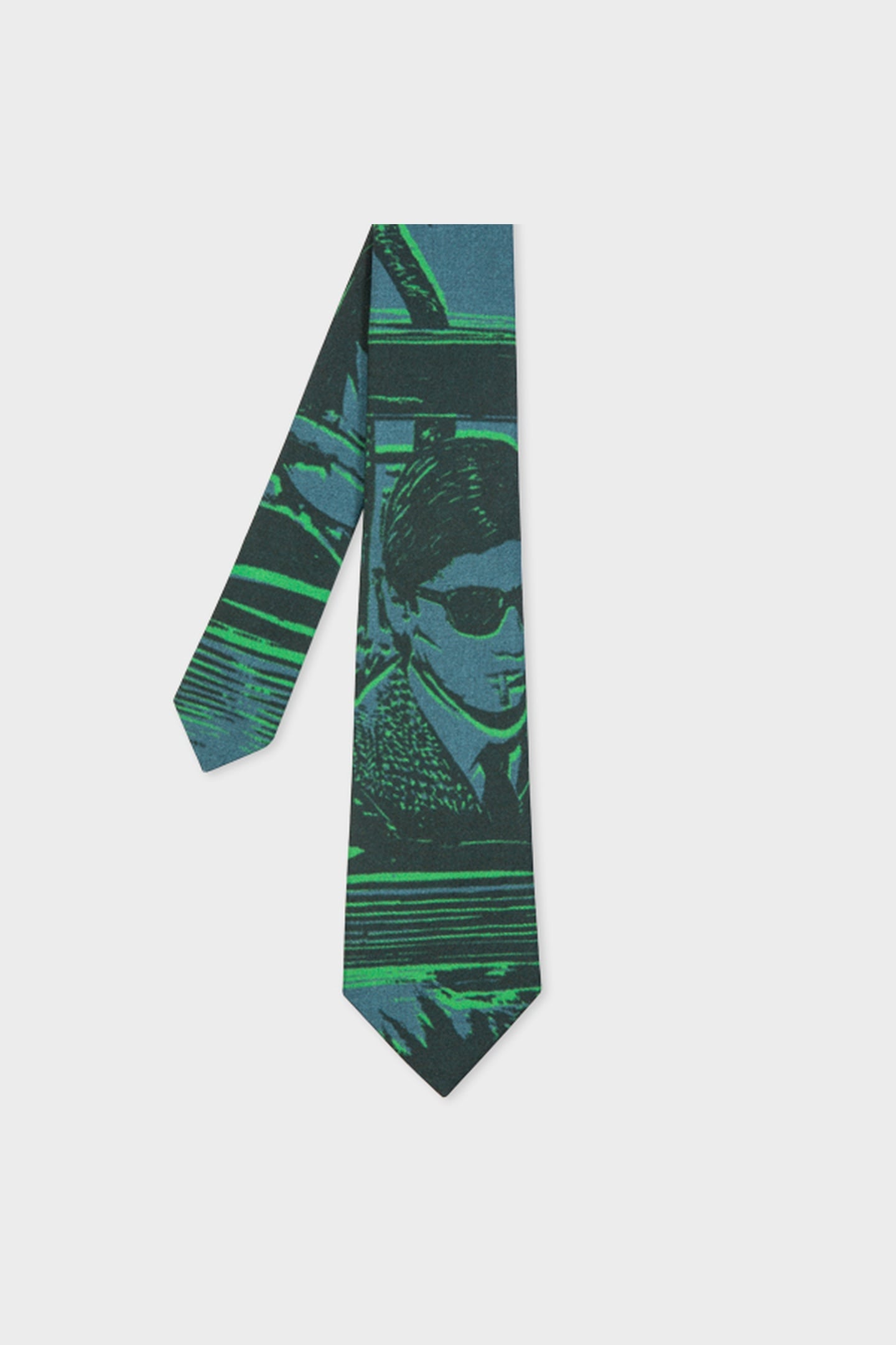 MEN TIE GETAWAY PETROL GREEN 5