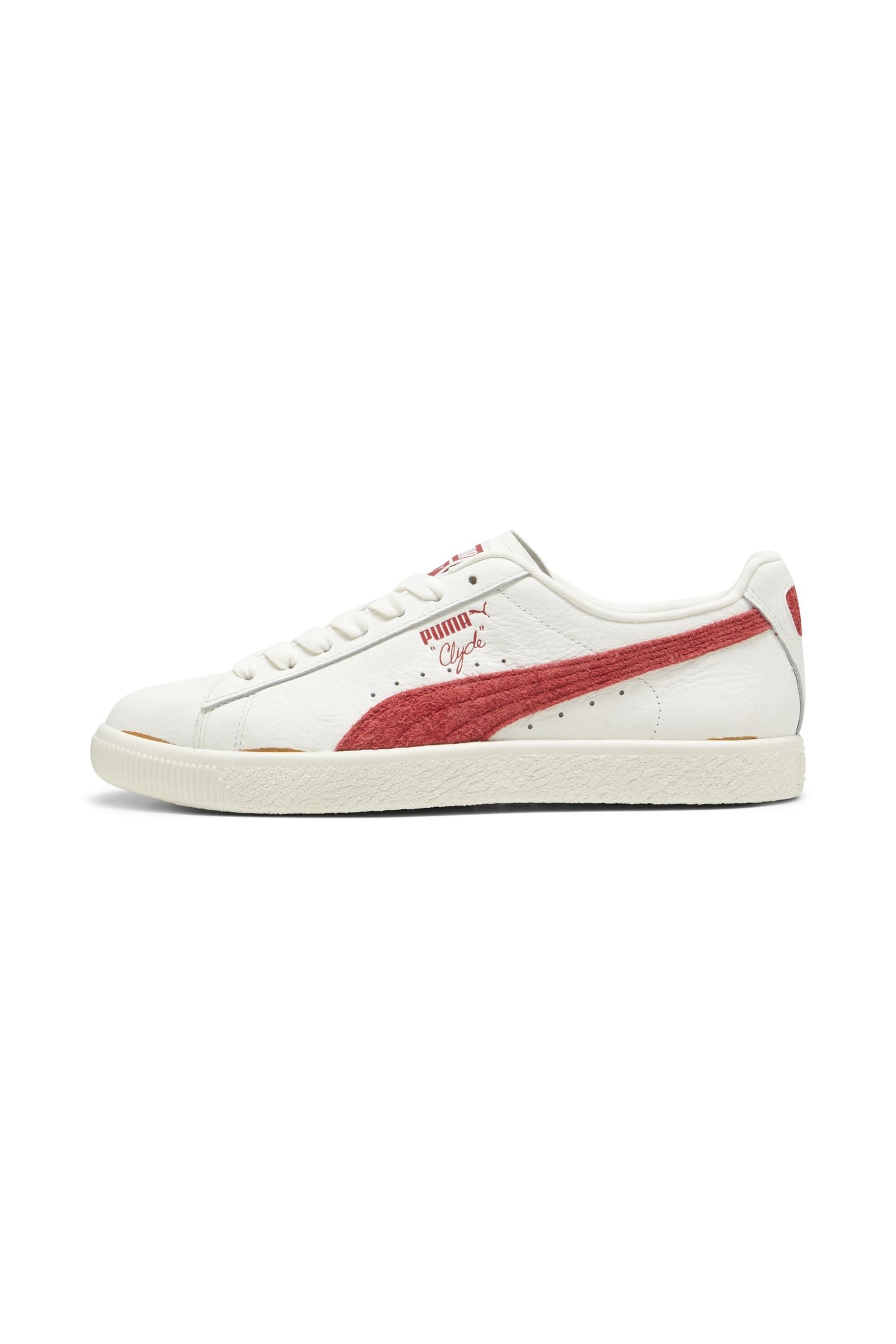 UNISEX CLYDE NEVERWORN III WARM WHITE-CLUB RED 5