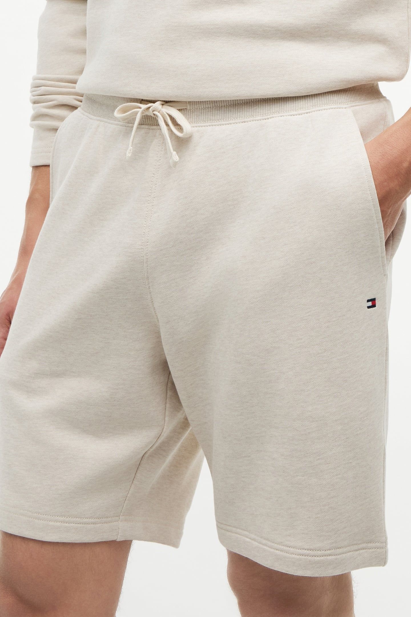 ESSENTIAL TERRY SWEATER HEATHERED OATMILK 5