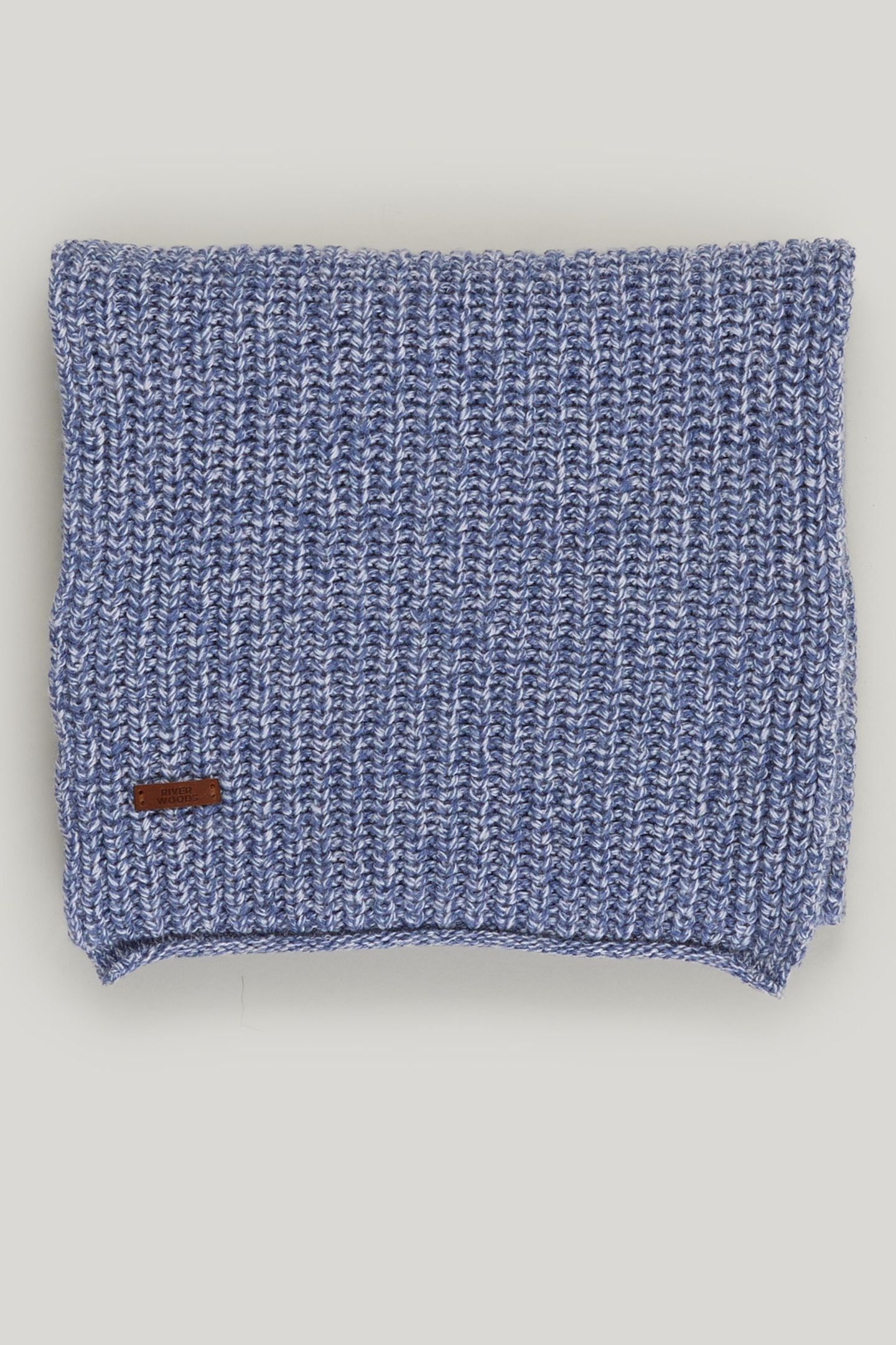 TWISTED YARN SCARF BLUE 2