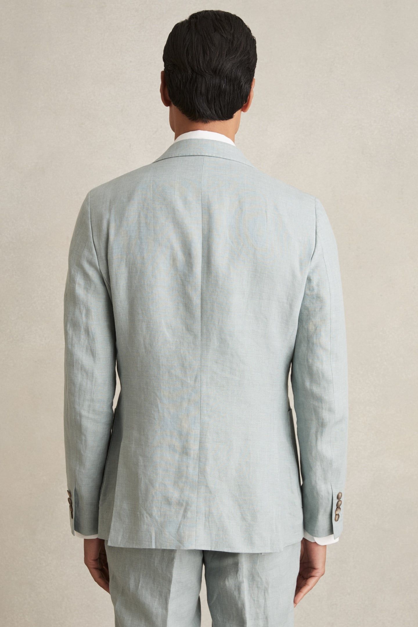 SB 2B NOTCH LINEN BLAZER OCEAN GREEN 3
