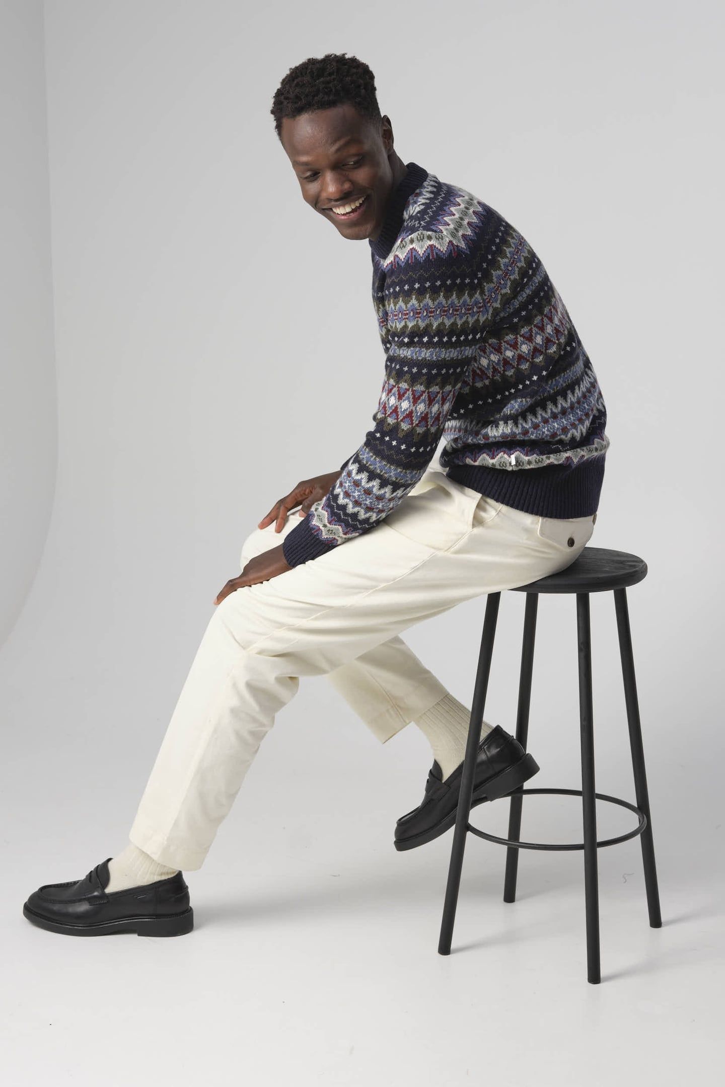 RAMBLE JERSEY ROUND NECK SKY CAPTAIN 5