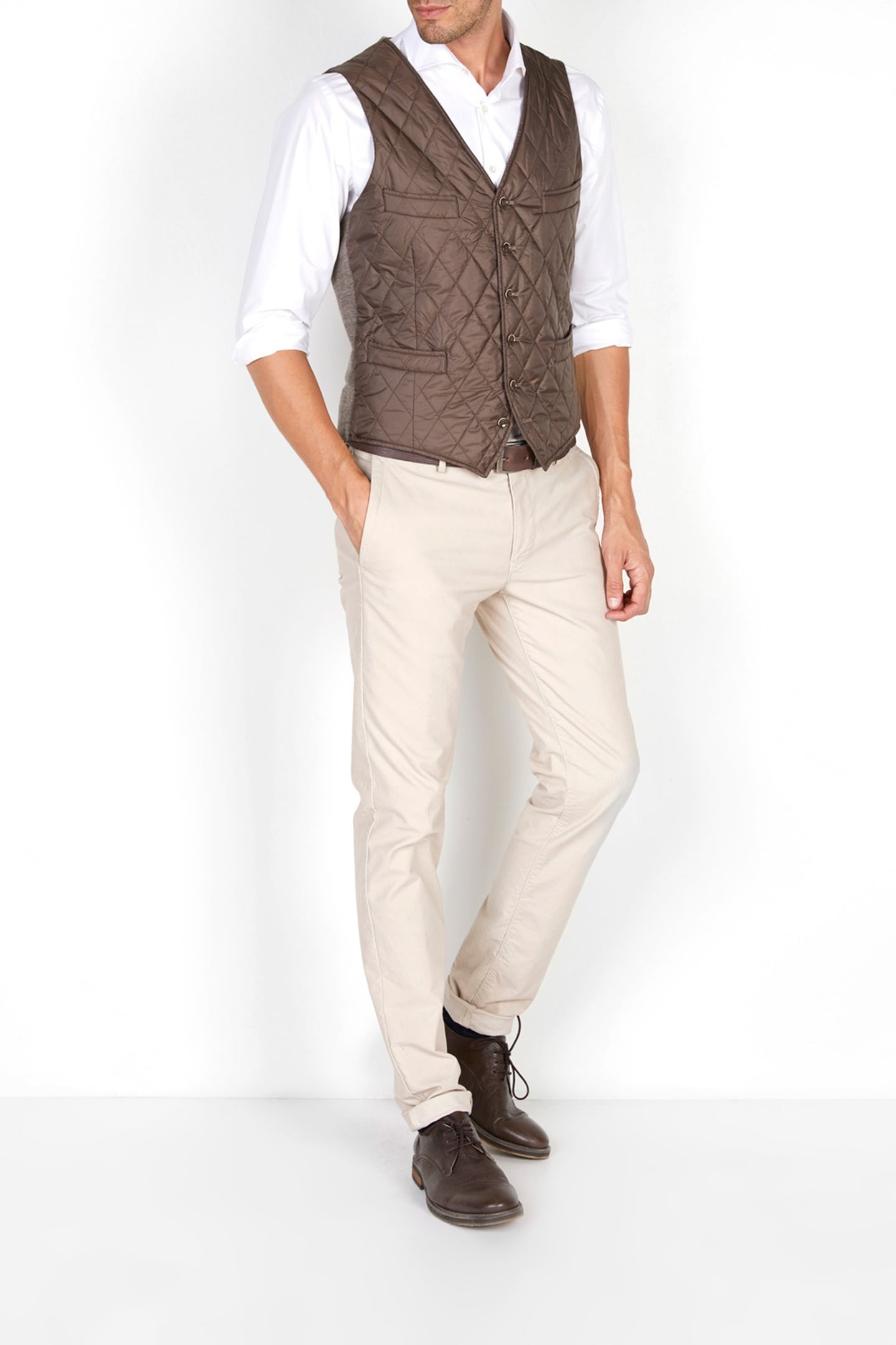 RLBLD GILET BEIGE 1