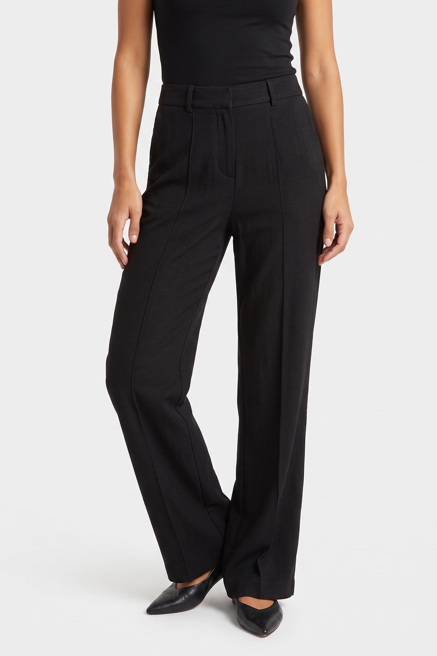 ARIANA STRAIGHT PANT JET BLACK A996 1