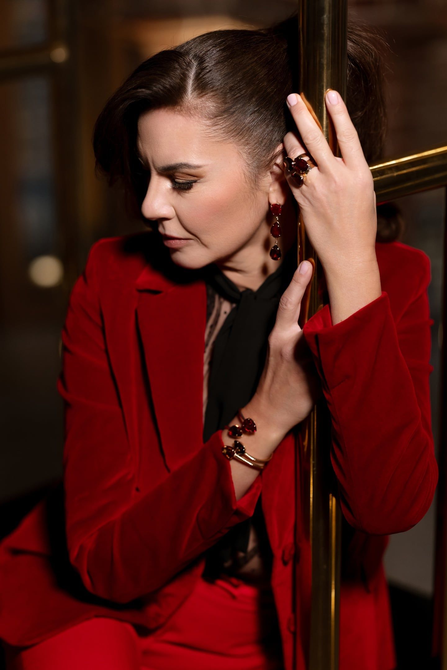 CLASSIC DROP BRACELET RED RED 4