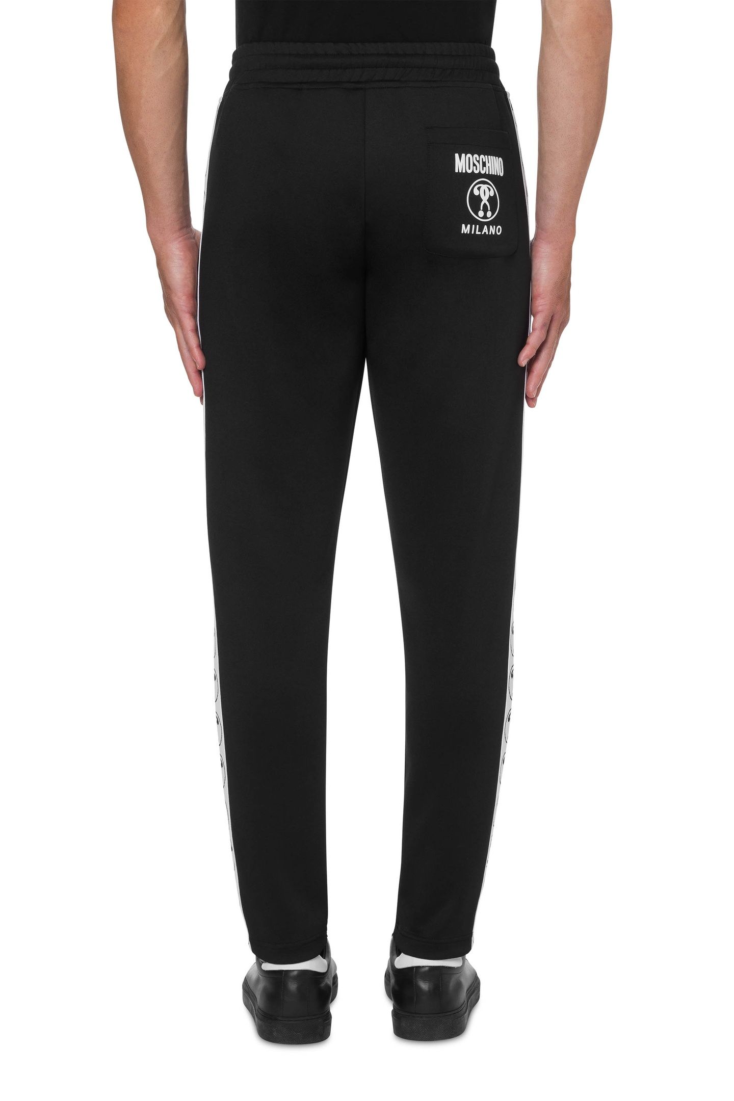 TECHNICAL FLEECE JOGGING DQM LOGO JACQUARD BLACK 2