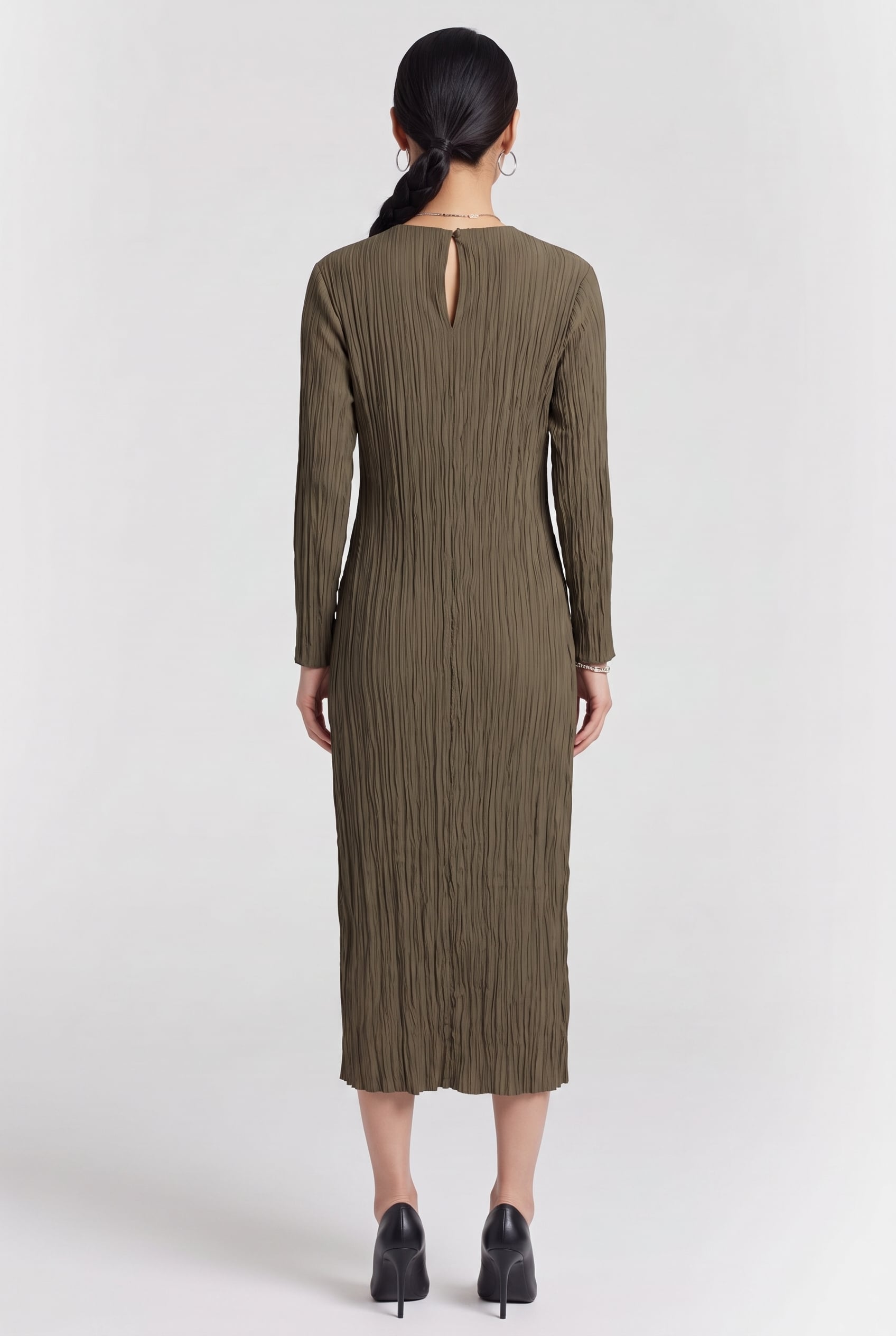 ST MALOU DRESS KHAKI 2