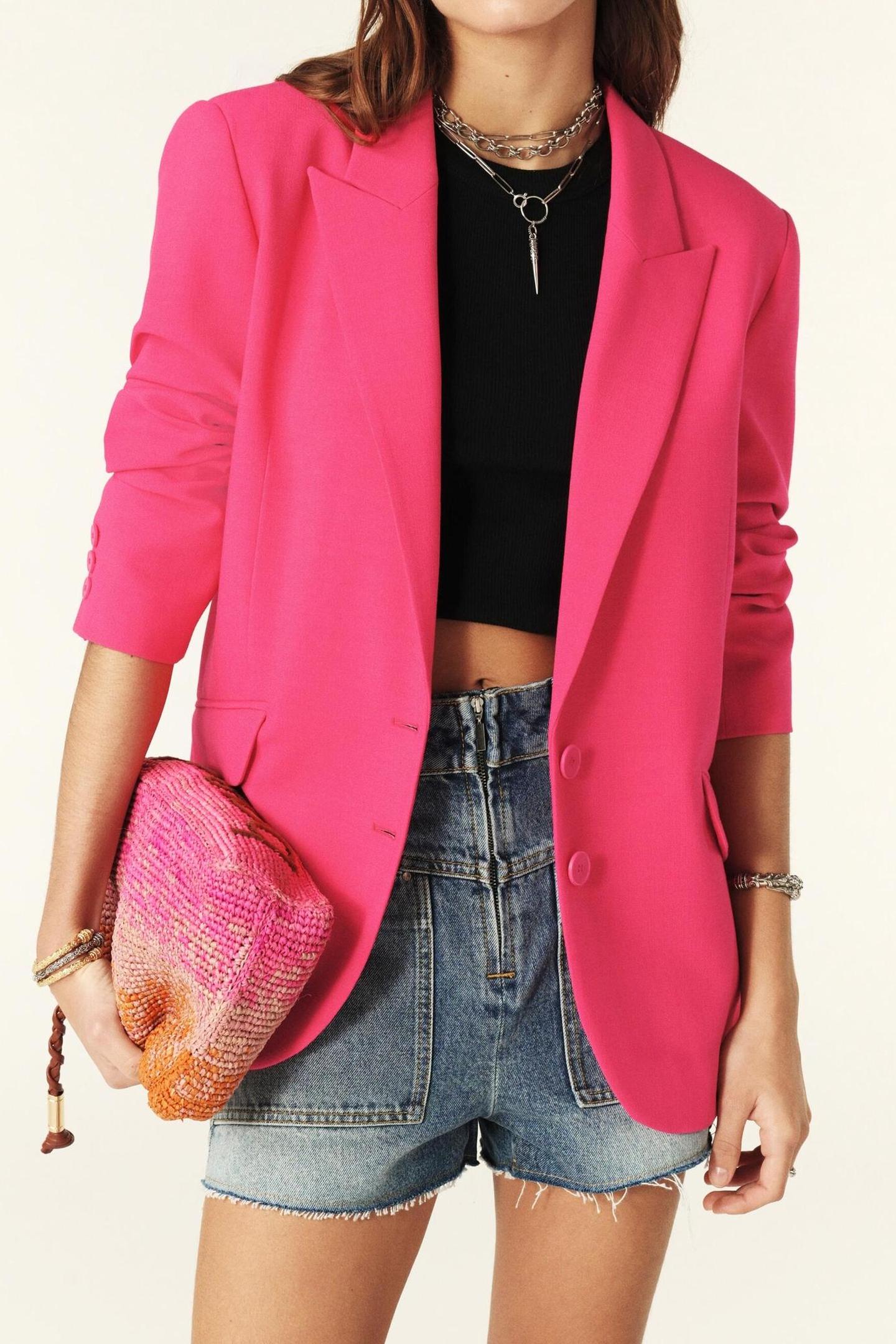 TAILORED BLAZER FUCHSIA 1