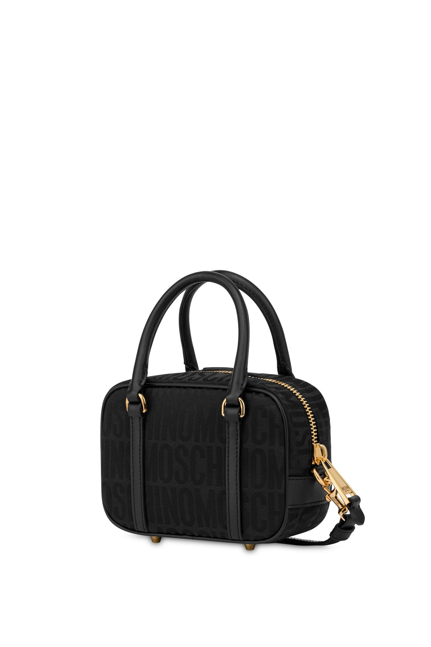SMALL ALLOVER LOGO HANDBAG BLACK 2