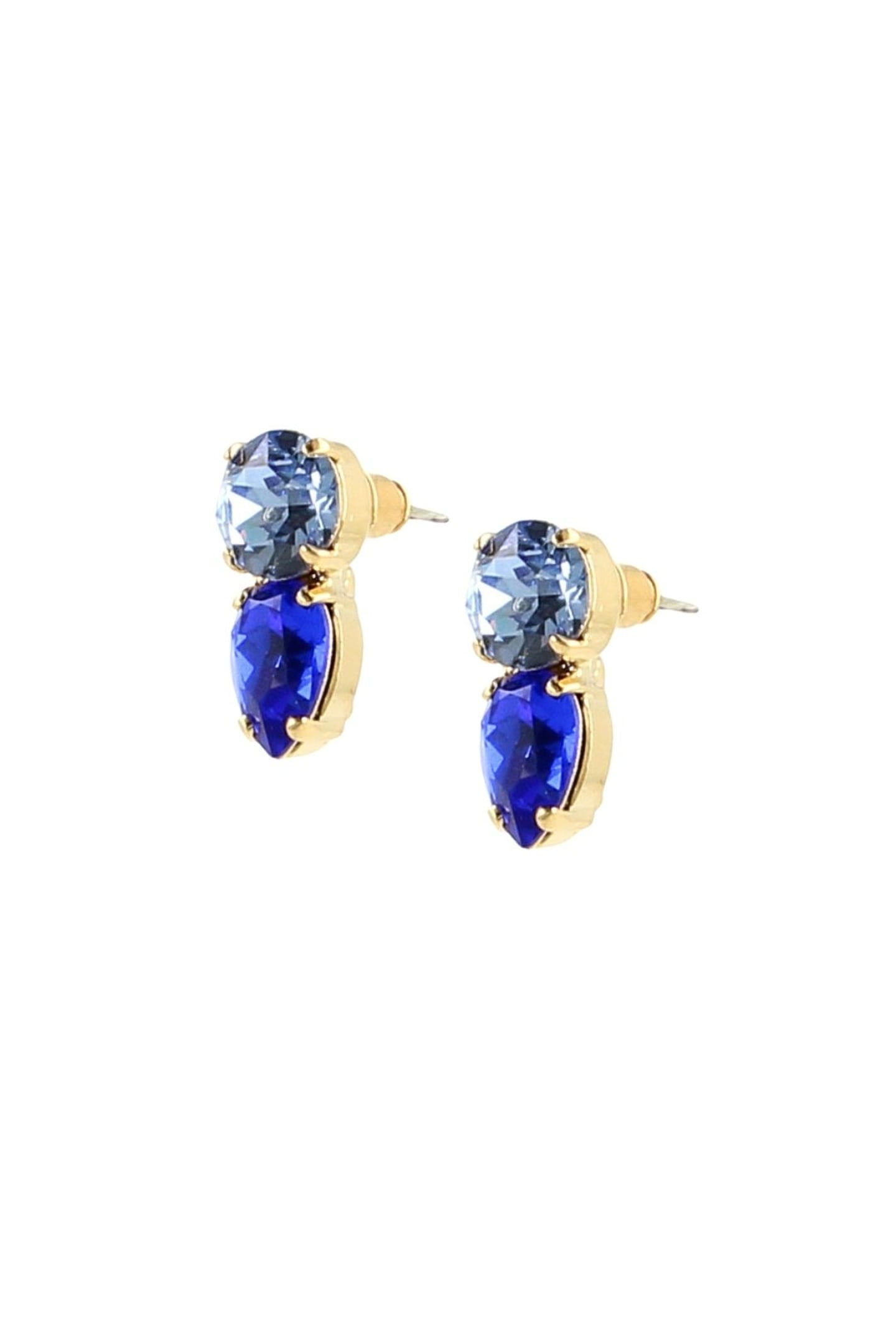 BLUE BEETLE EARRINGS - SMALL BLUE 3