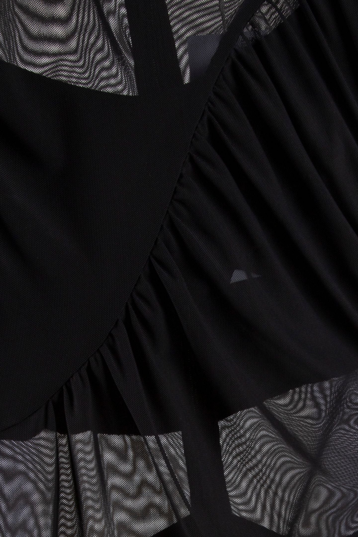 SS GRACEY MESH DRESS JET BLACK A996 4