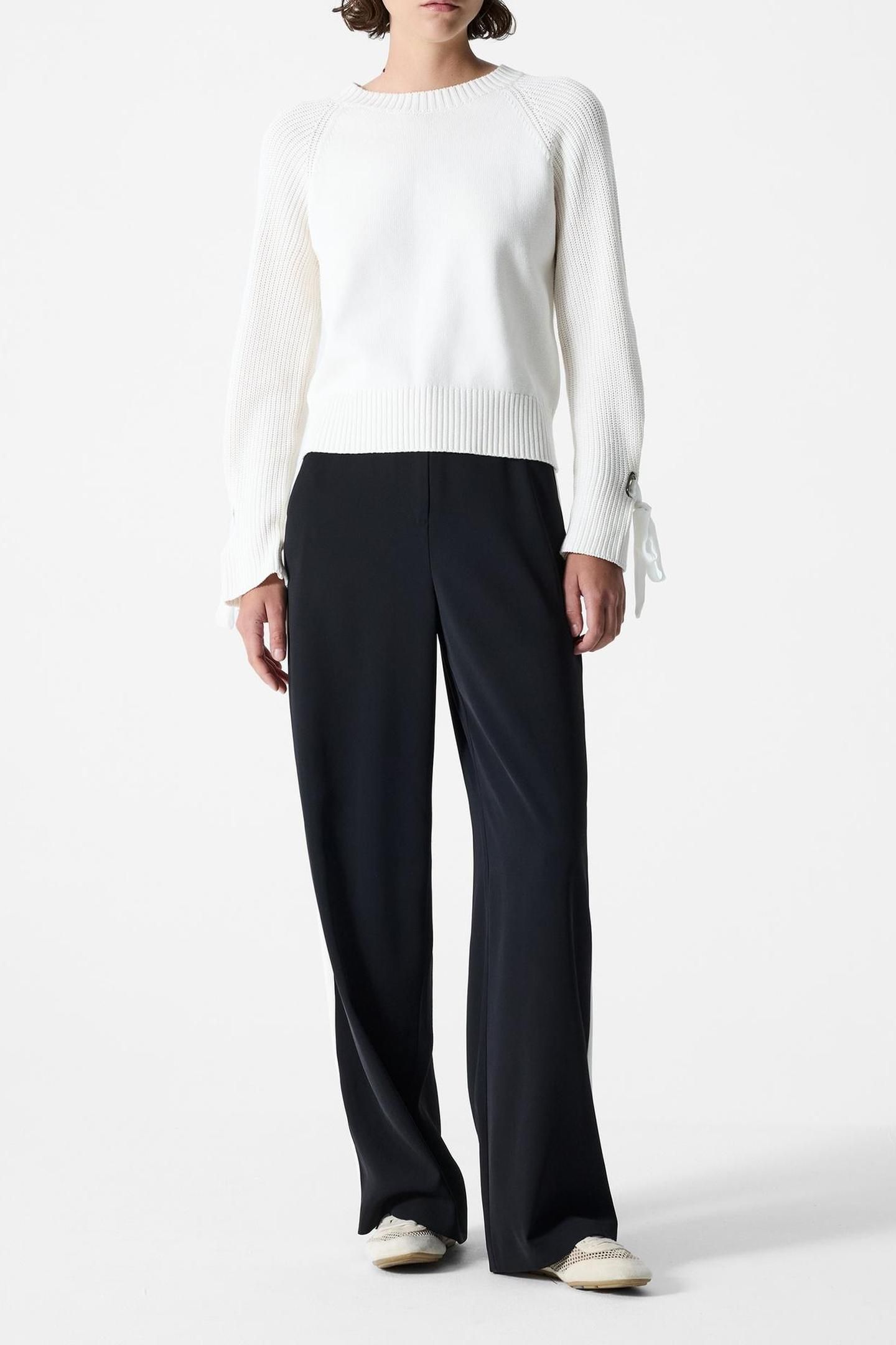 LILY MOZART SLV TRIM JUMPER PORCELAIN CREAM 2