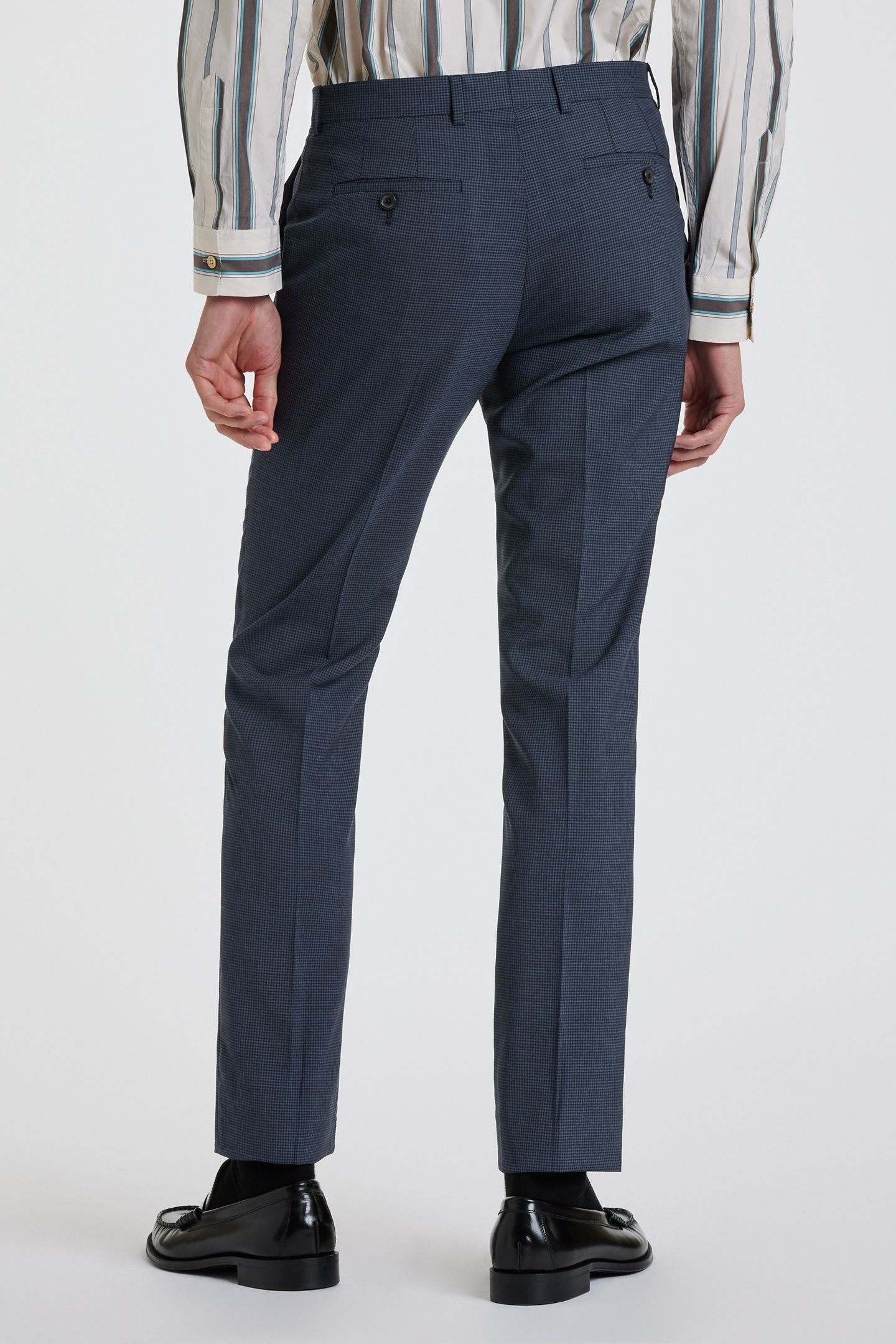 GENTS TAILORED 2BTN SUIT VERY DARK NAVY 5