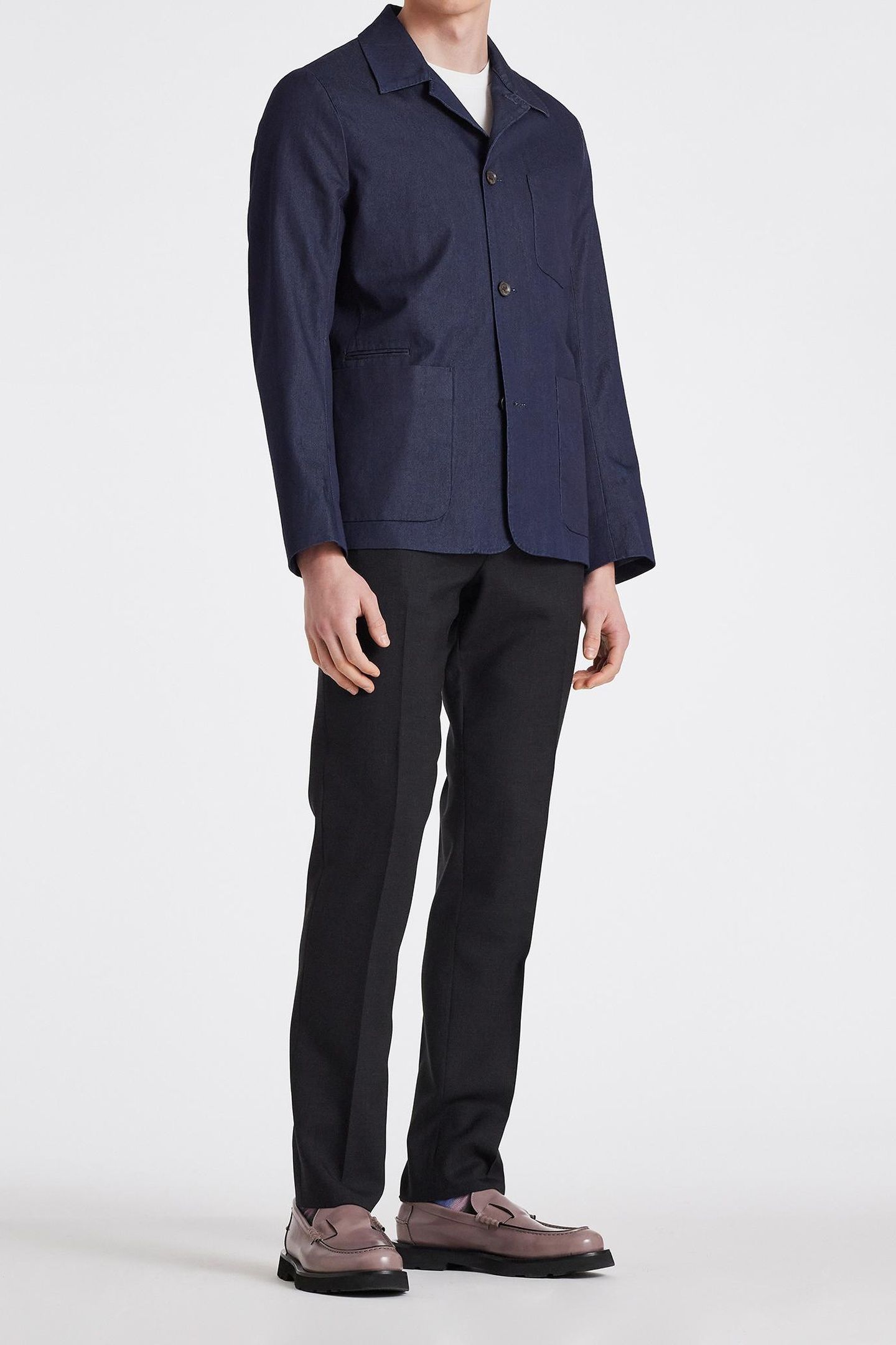 GENTS SLIM FIT TROUSER SLATE 6