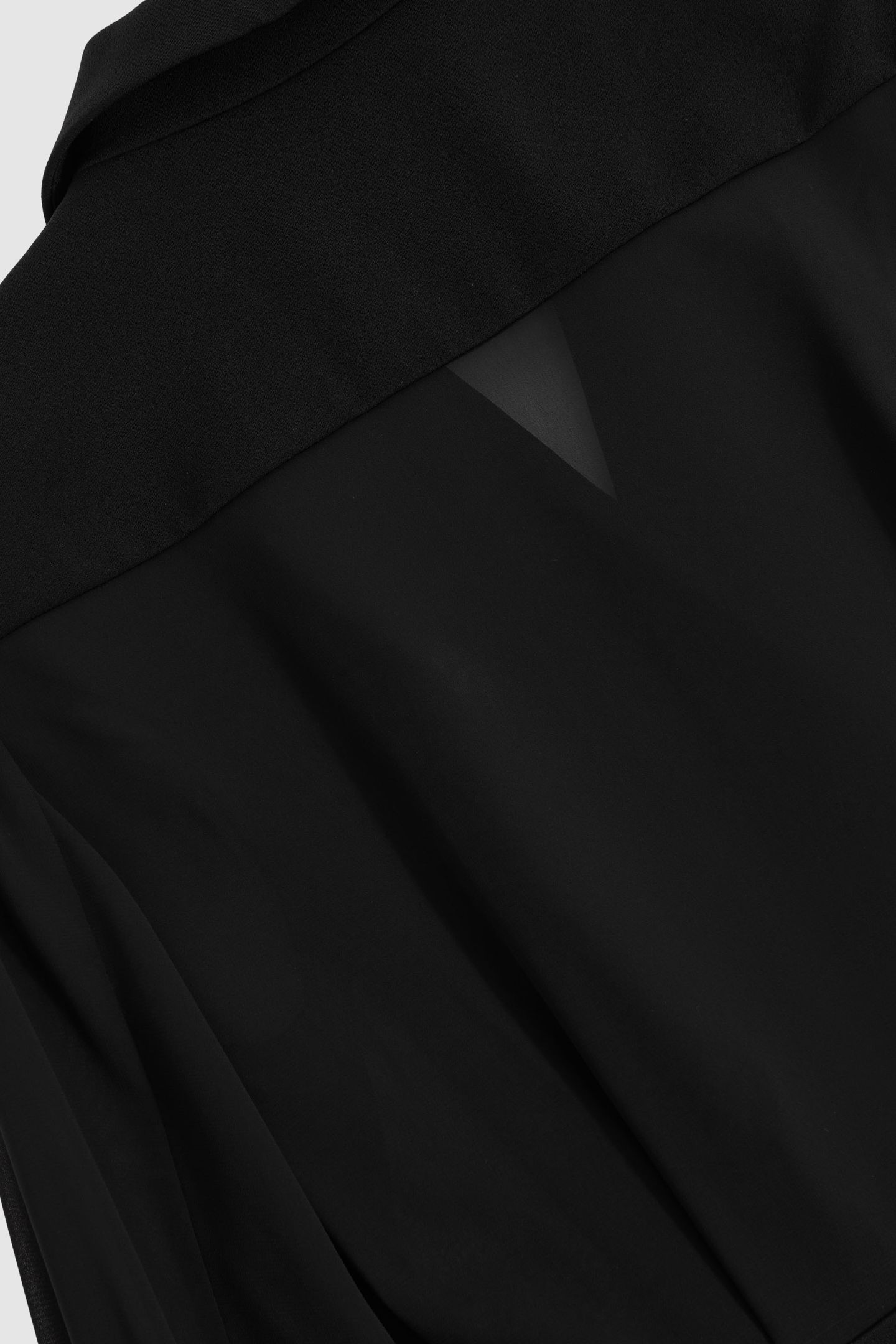 SHEER SLEEVE TUX JUMPSUIT BLACK 6
