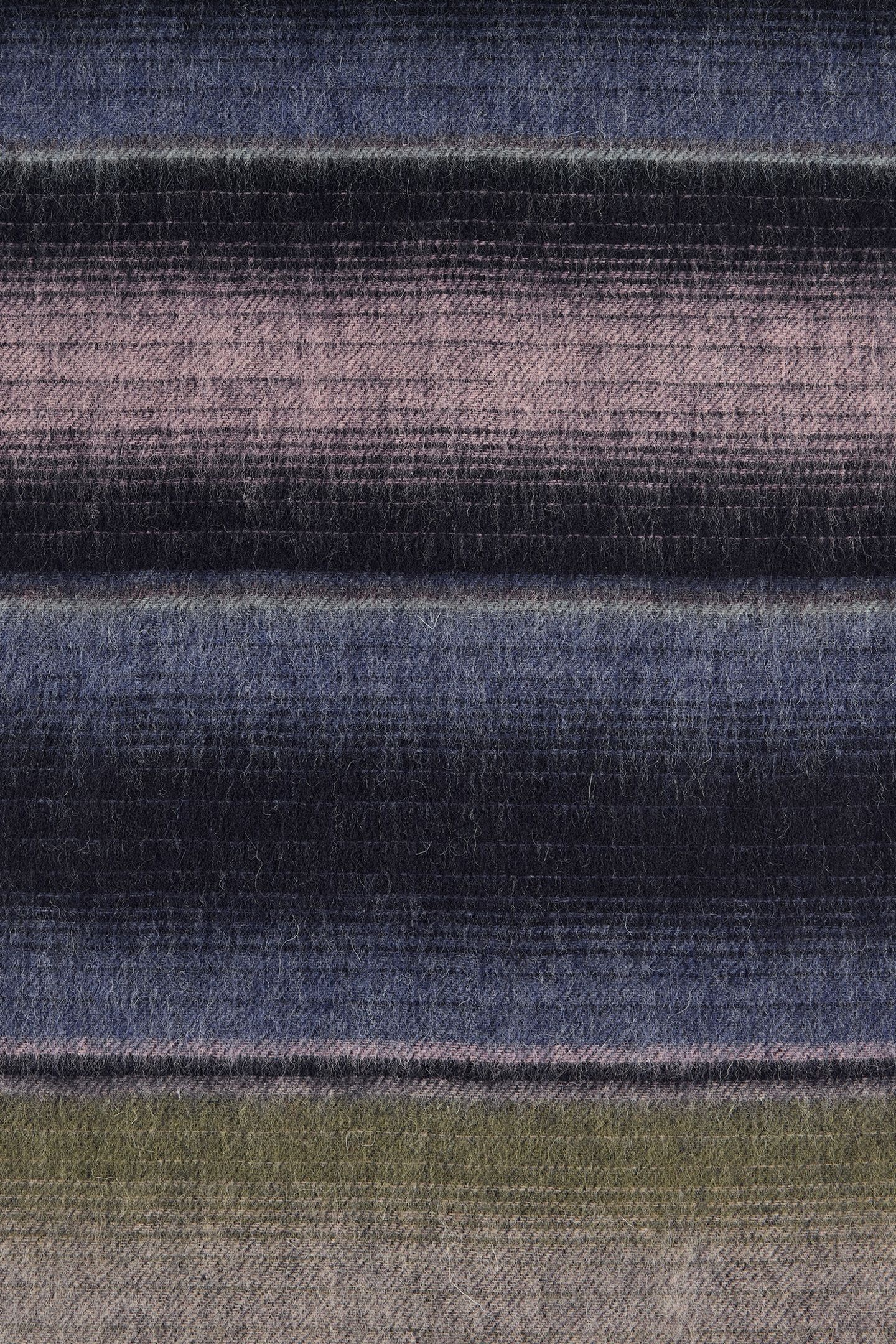 MEN SCARF DEGRADE STRIPE NAVY 5