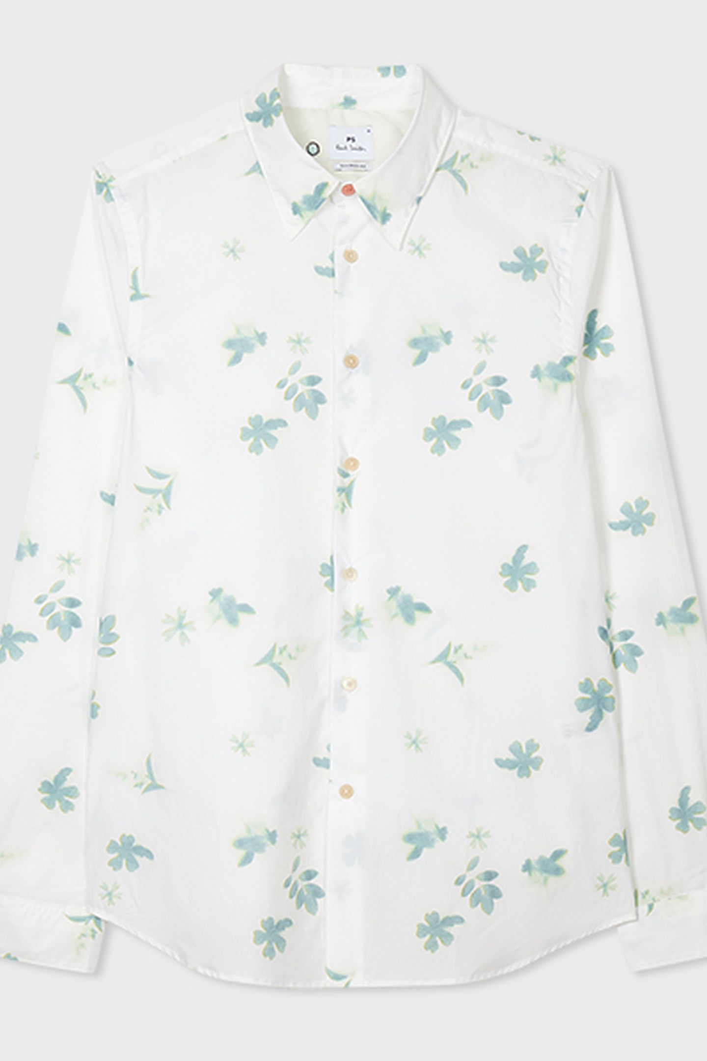 MENS LS TAILORED FIT SHIRT WHITE 2