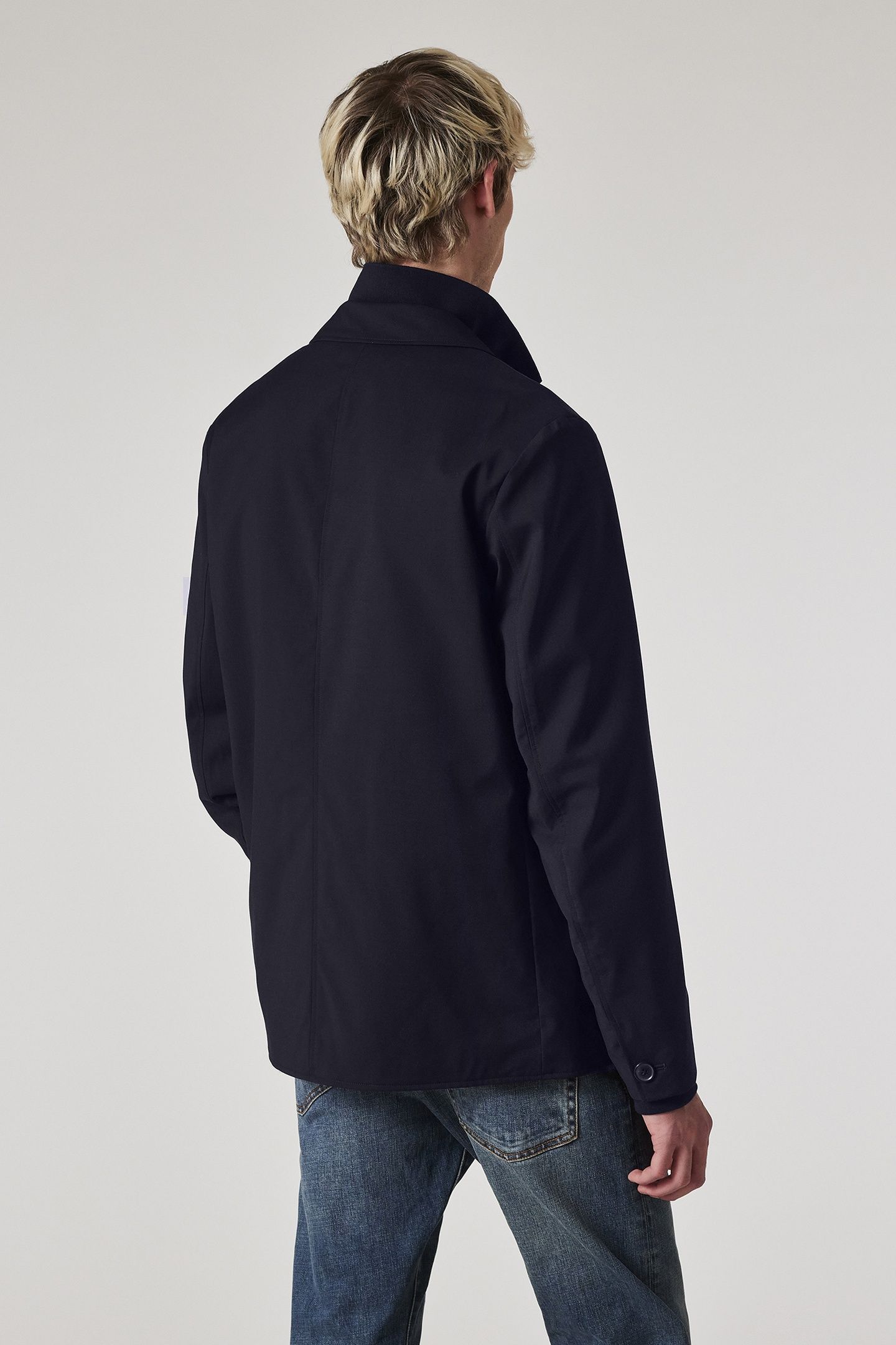 MENS 4BTN CASUAL JKT VERY DARK NAVY 2