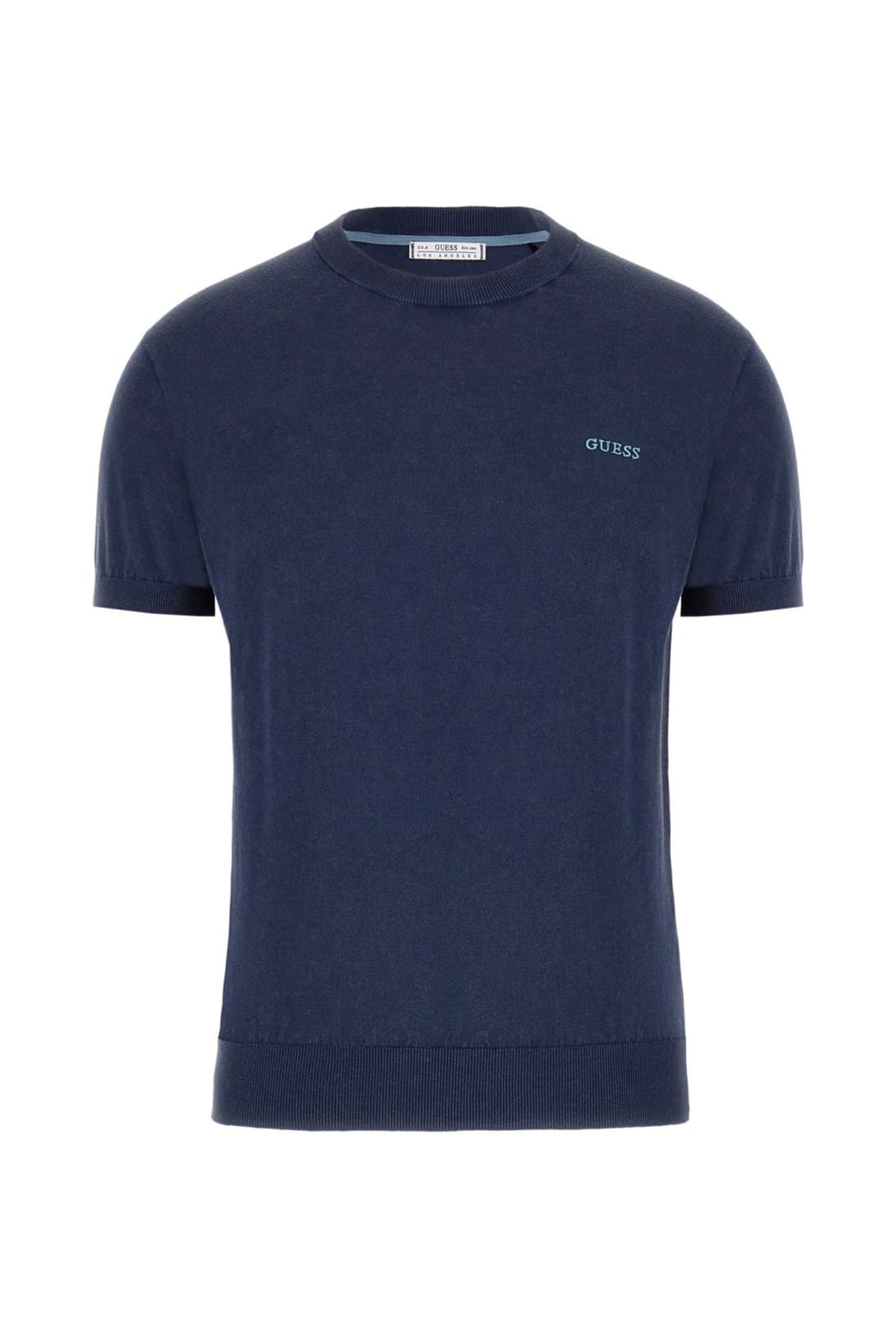 CORNELL WASHED SS T- SMART BLUE 4