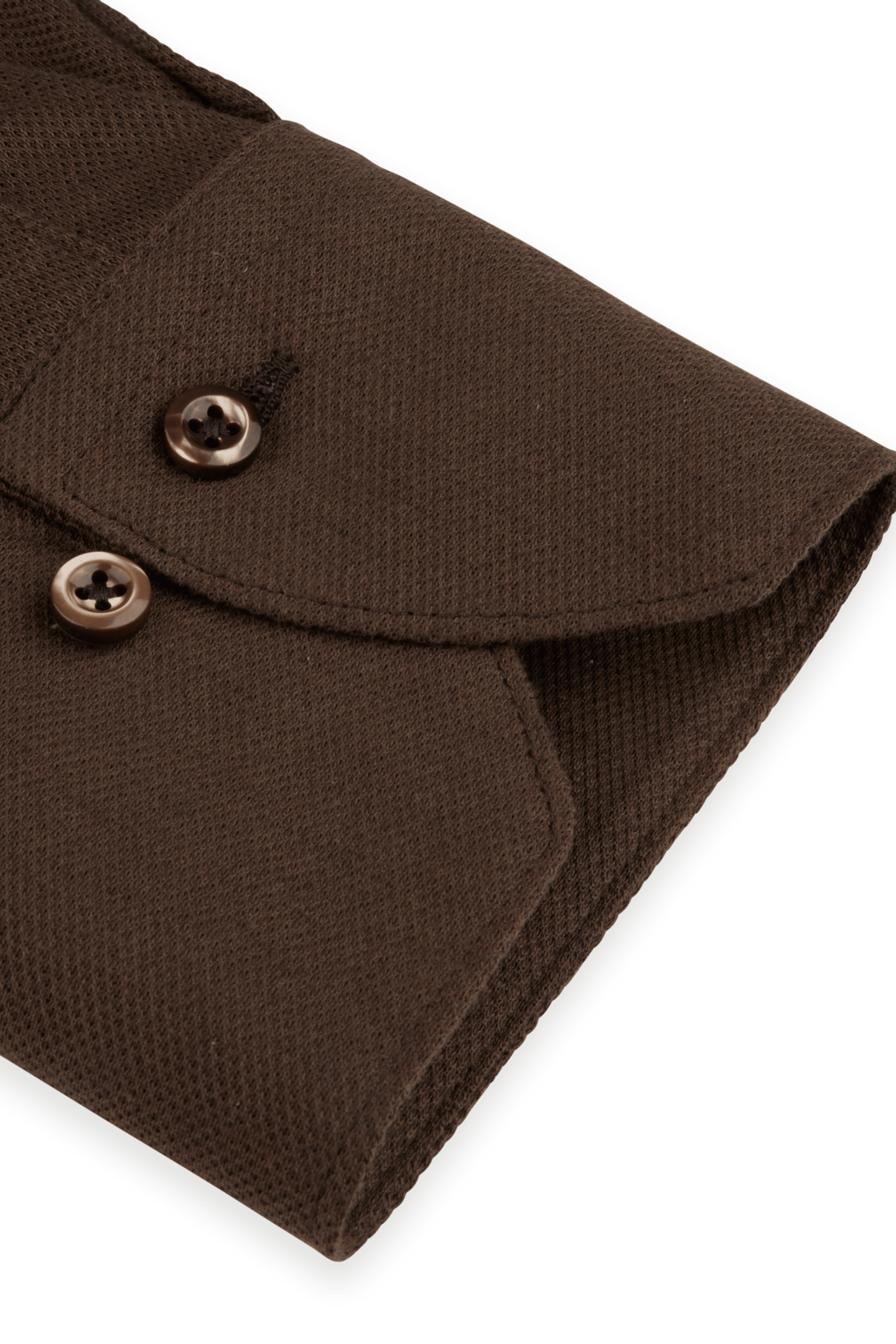 SLIMLINE, C71 RC CUFF JERSEY DARK BROWN 2