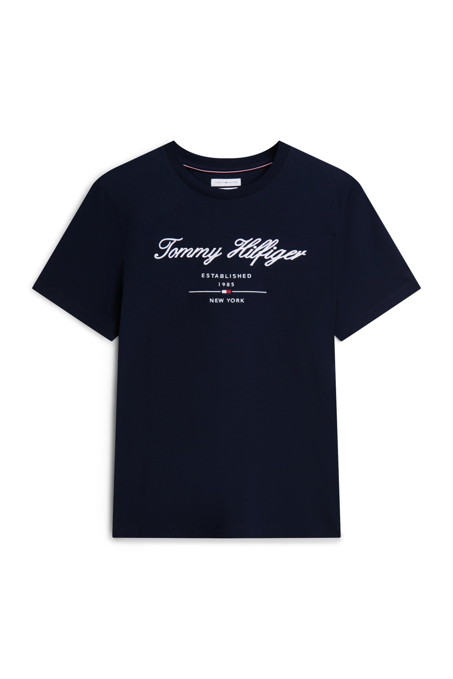 SCRIPT LOGO T-SHIRT NAVY BLUE 5