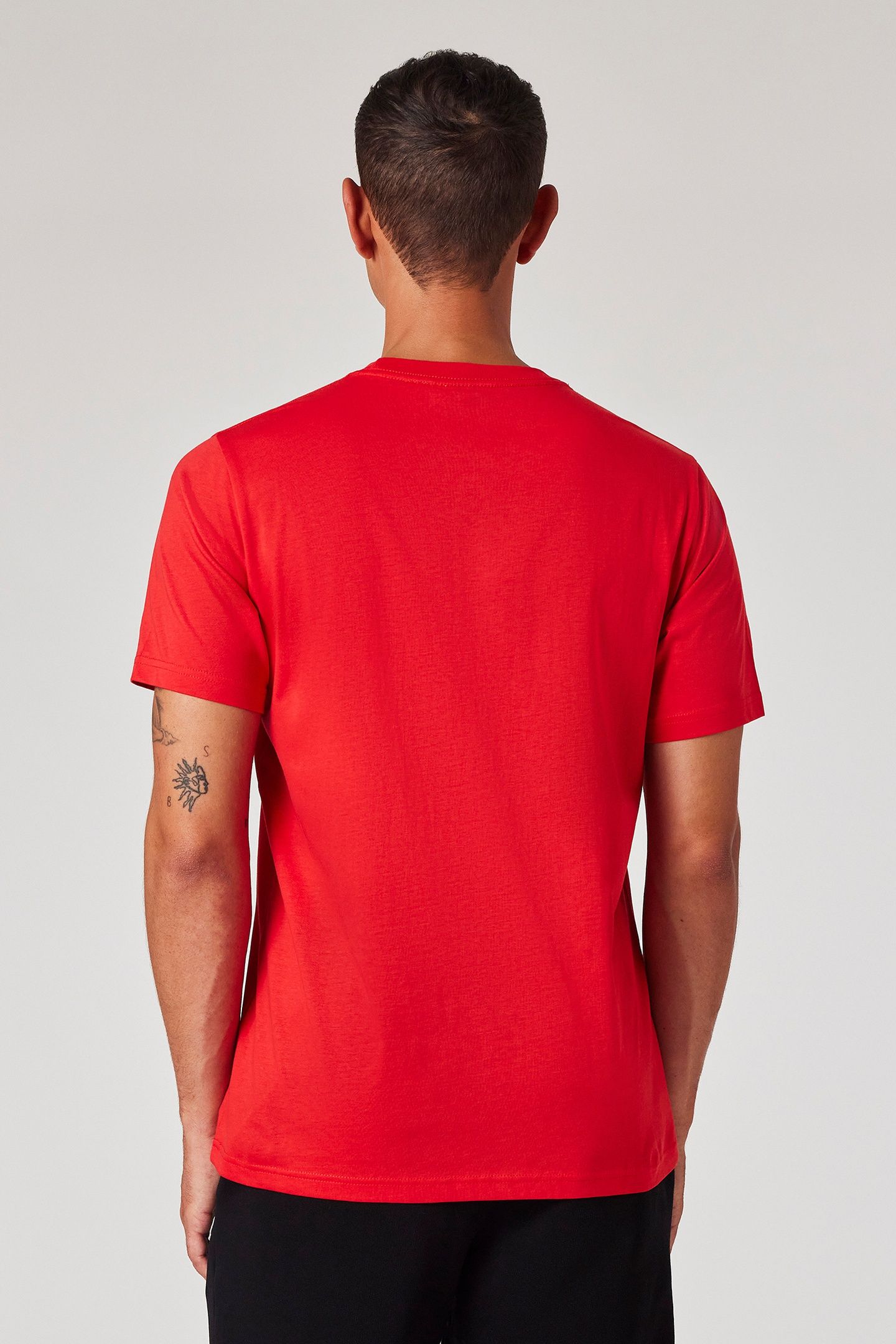 MENS REG FIT SS TSHIRT ZEBRA RED 3