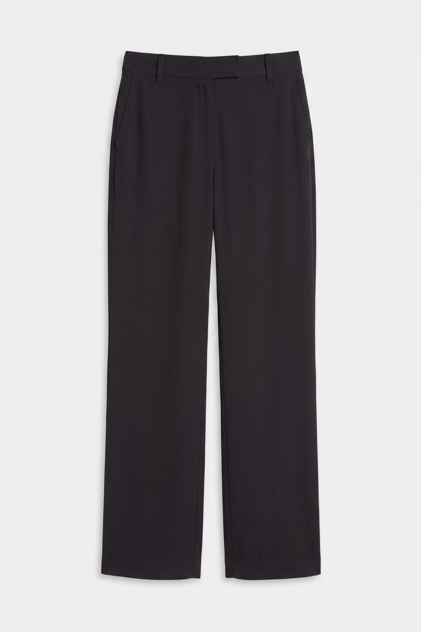 AMY WIDE LEG SOLID P JET BLACK A996 3