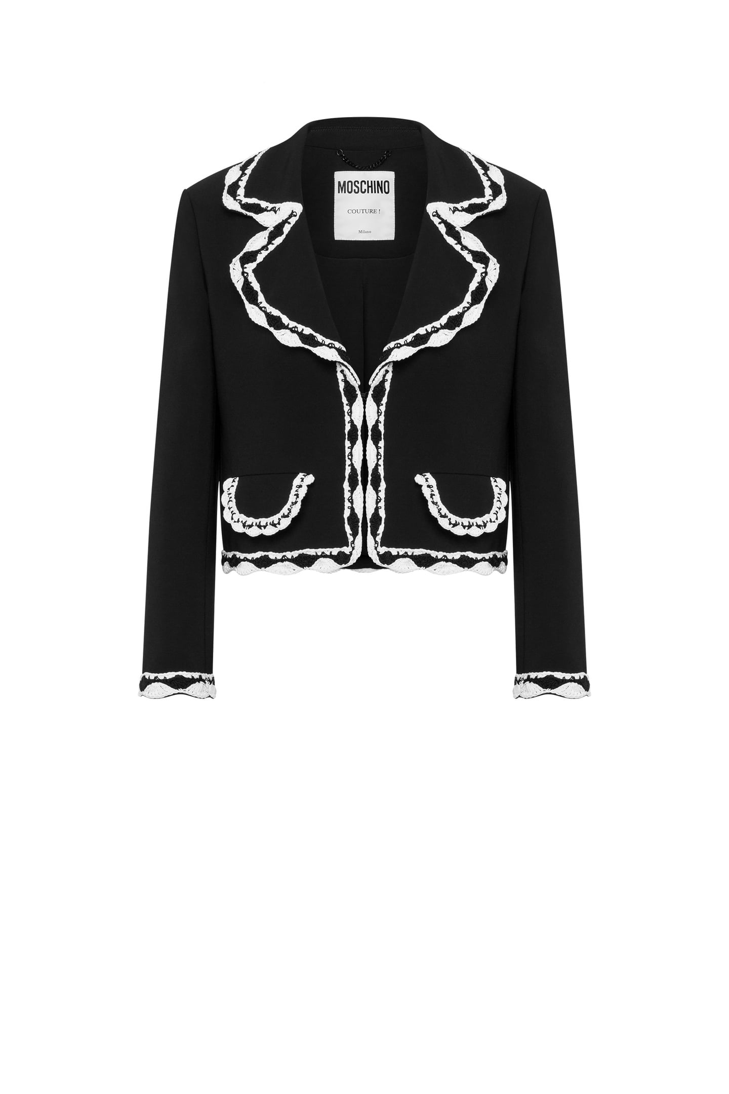 CROCHET CADY JACKET DETAILS BLACK 3