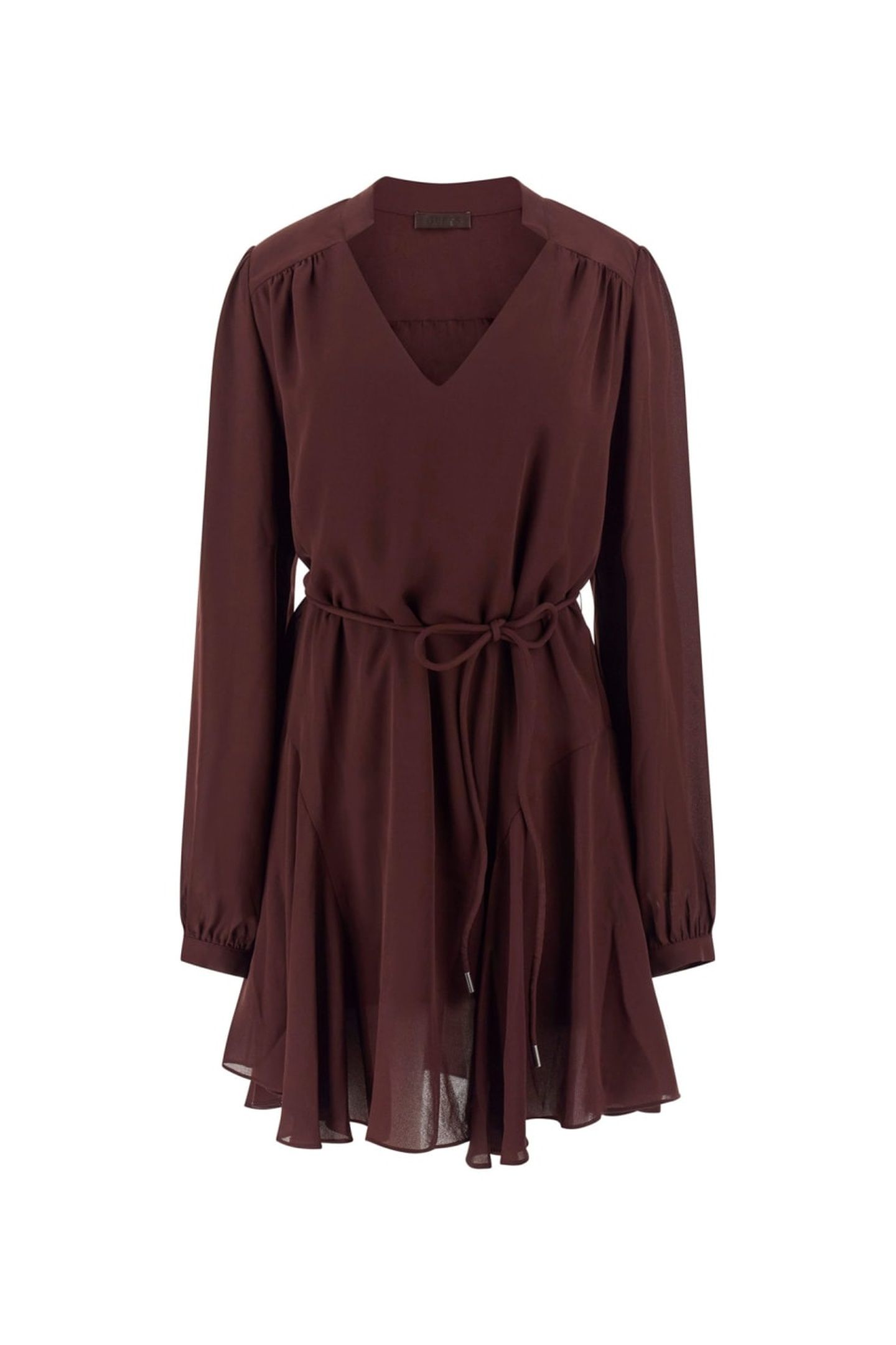LS WANDA FLARE DRESS PURE CHOCO 4