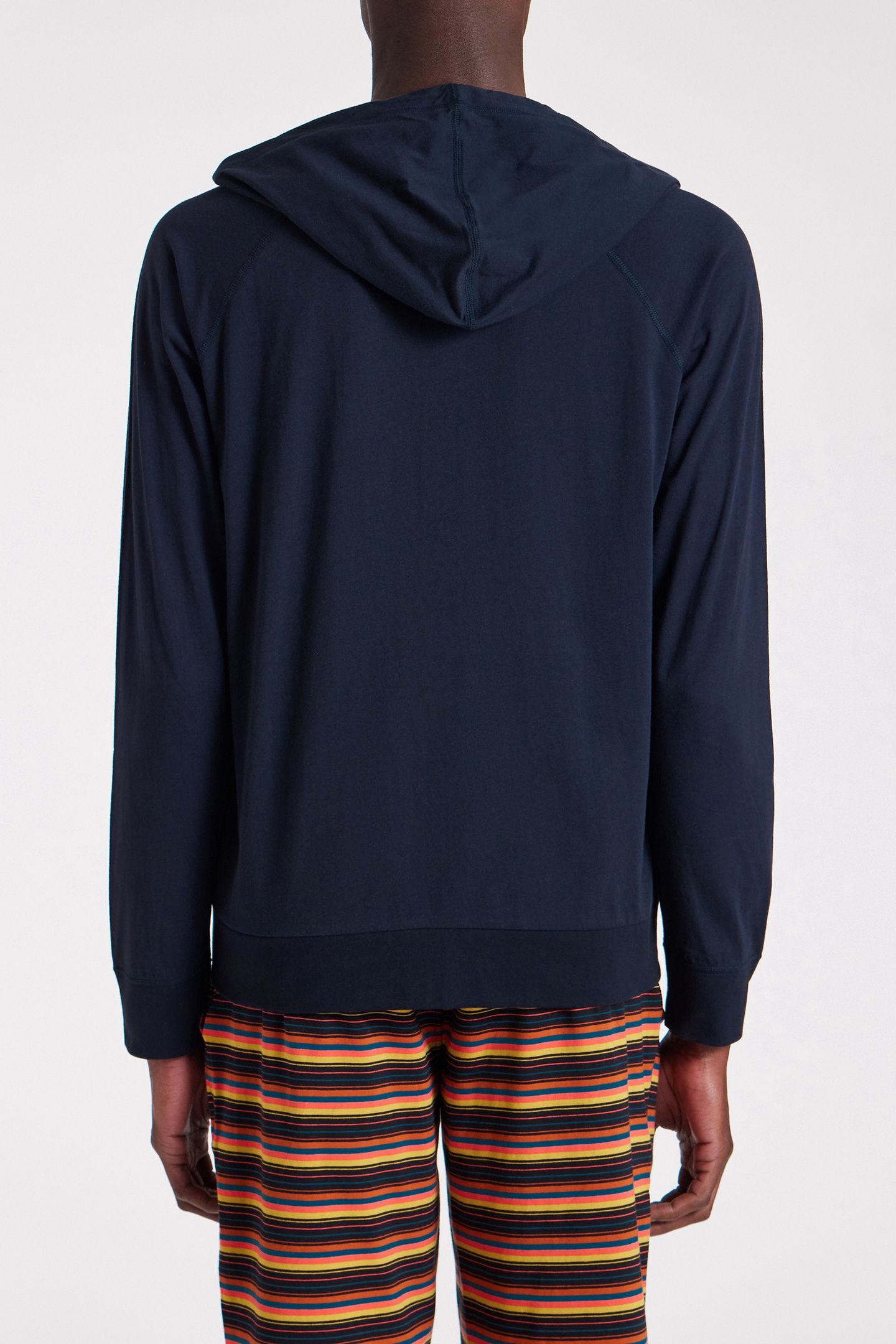 MEN ZIP HOODIE TAPE INKY BLUE 3