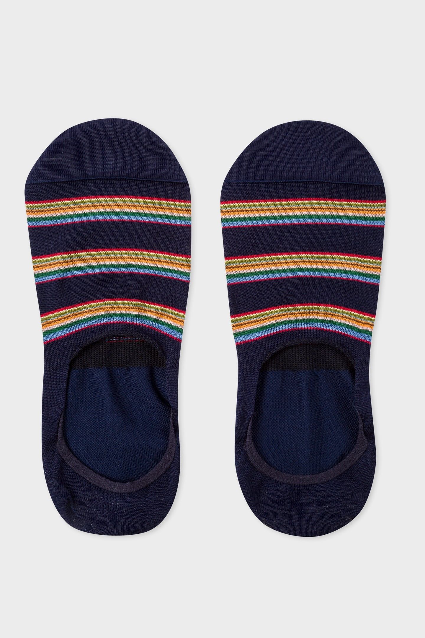 MEN SOCK NO SHW MLT BLK NAVY 1