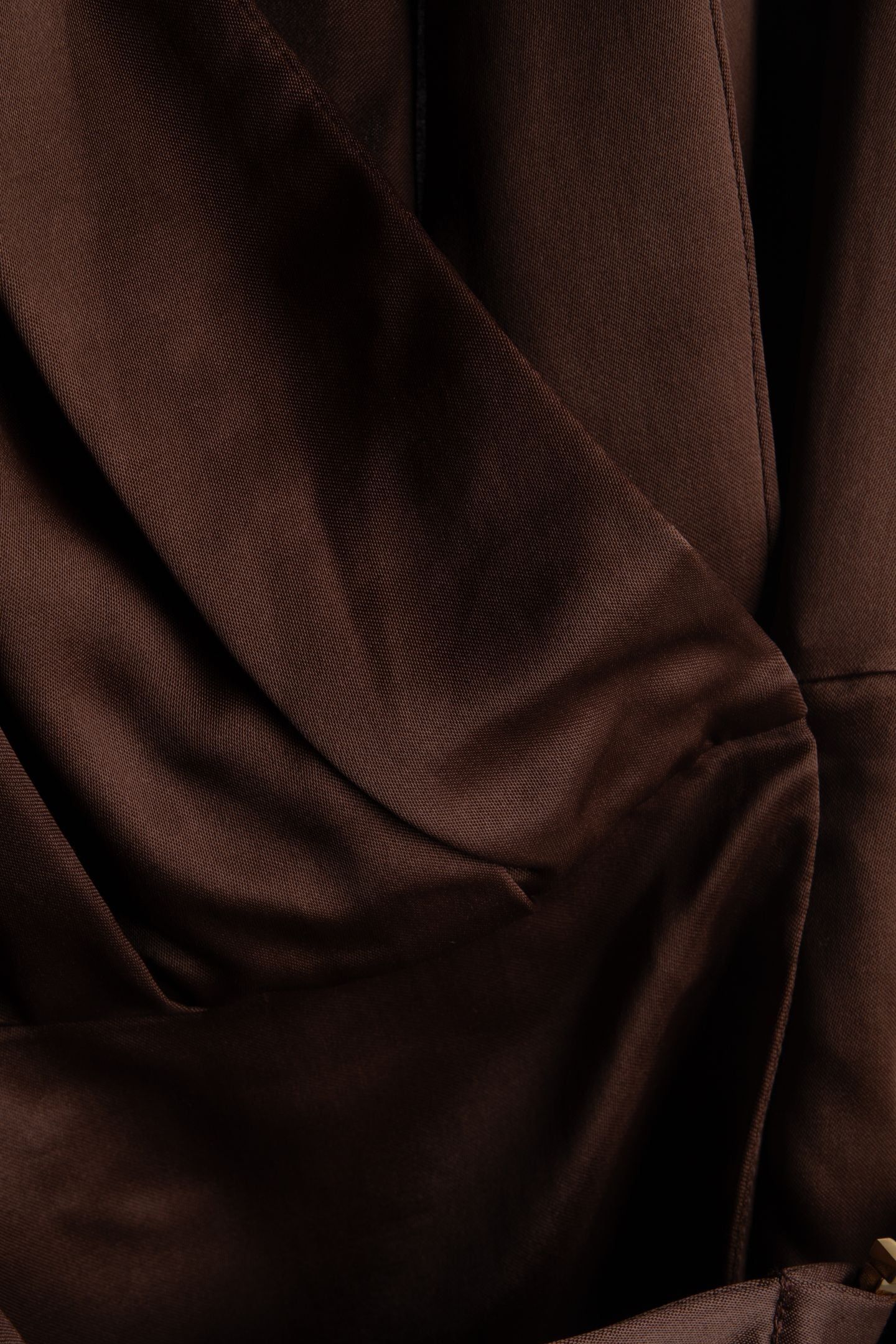 IVA OVERLAP SL BLOUS RICH BROWN 5