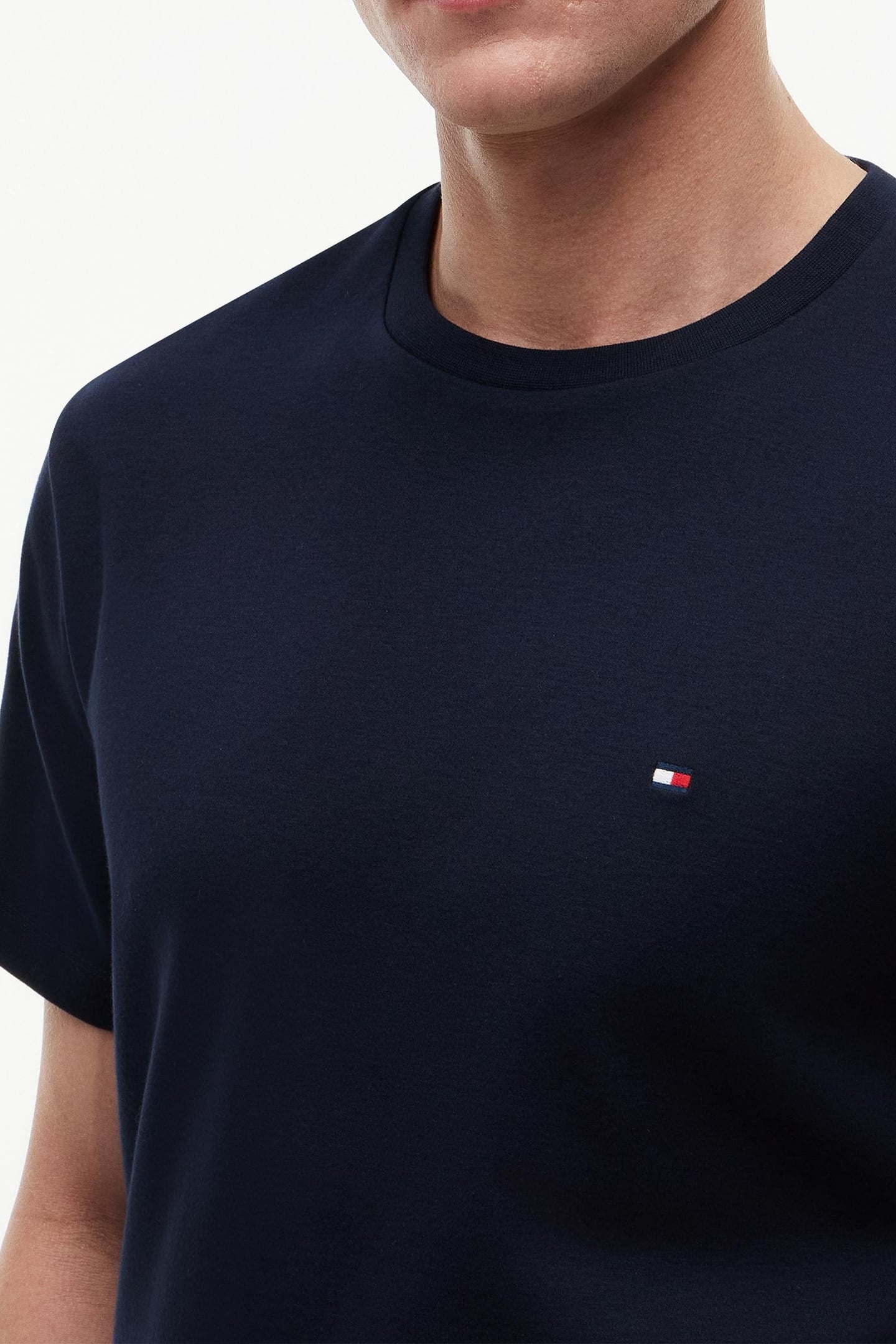 SOFT TOUCH LIGHT INTERLOCK TEE NAVY BLUE 7