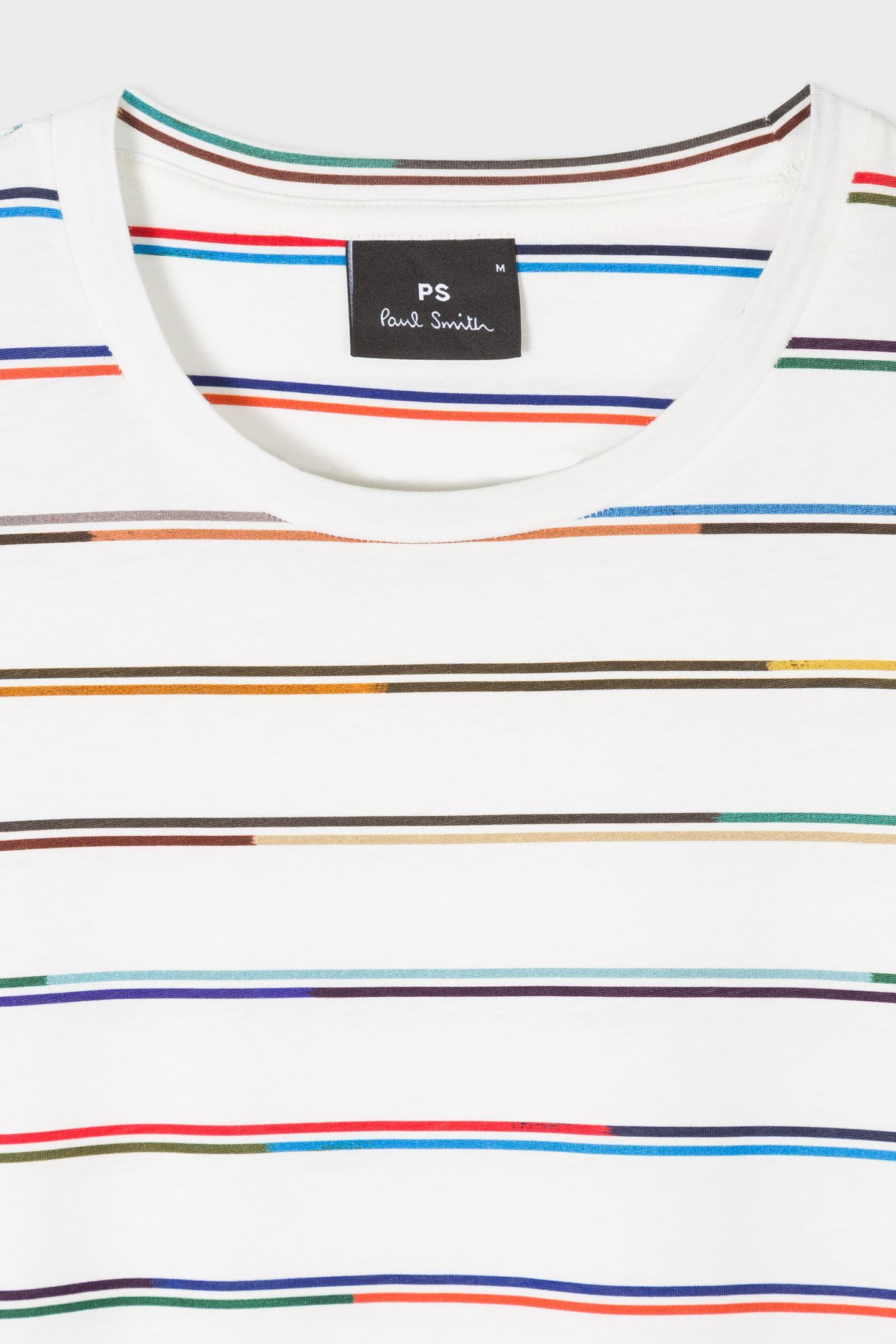 MENS T-SHIRT CHAMP STRIPE OFF WHITE 5