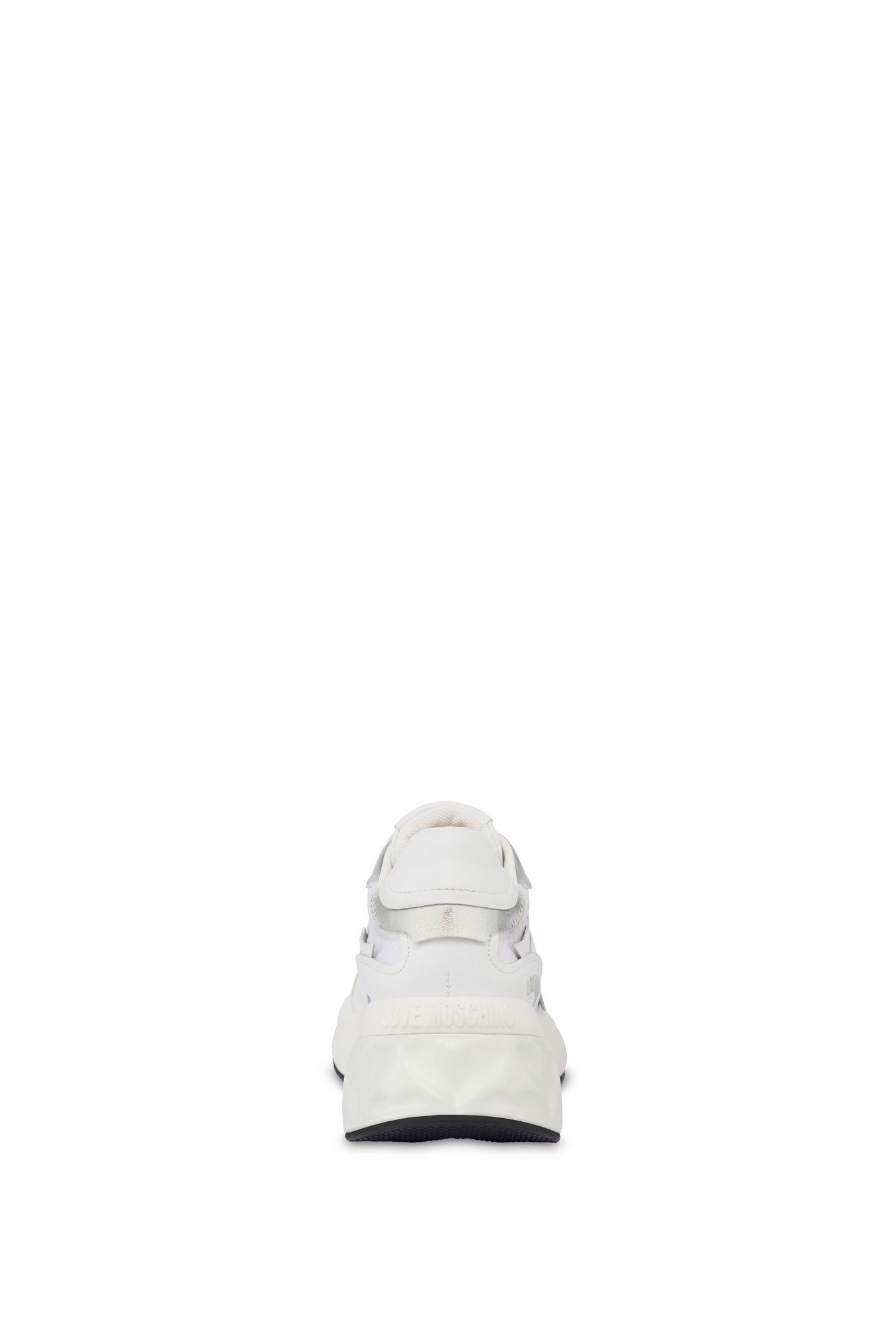 CRYSTAL LOVE CALFSKIN SNEAKERS WHITE 4