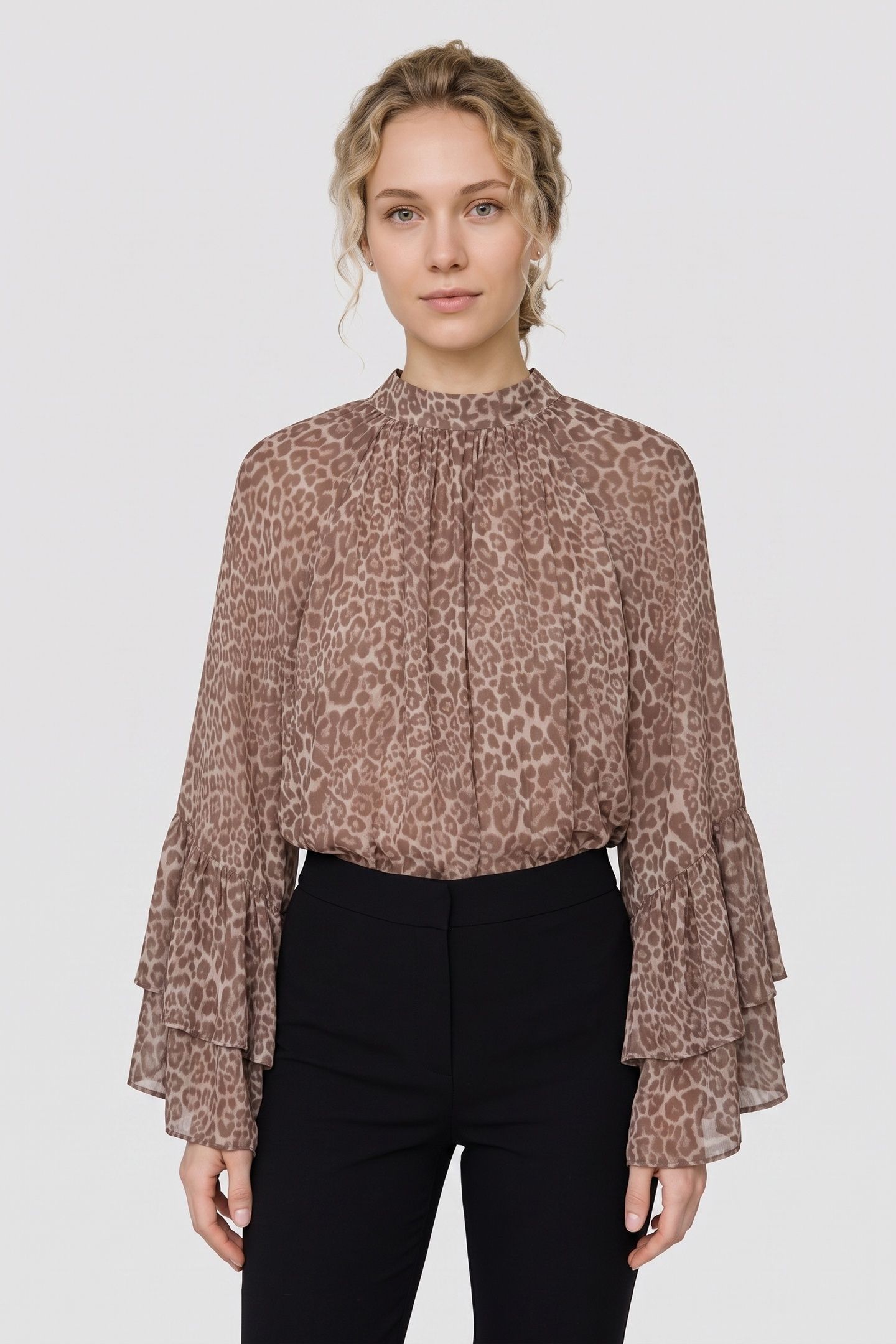 VE SALMA BLOUSE BEIGE 1