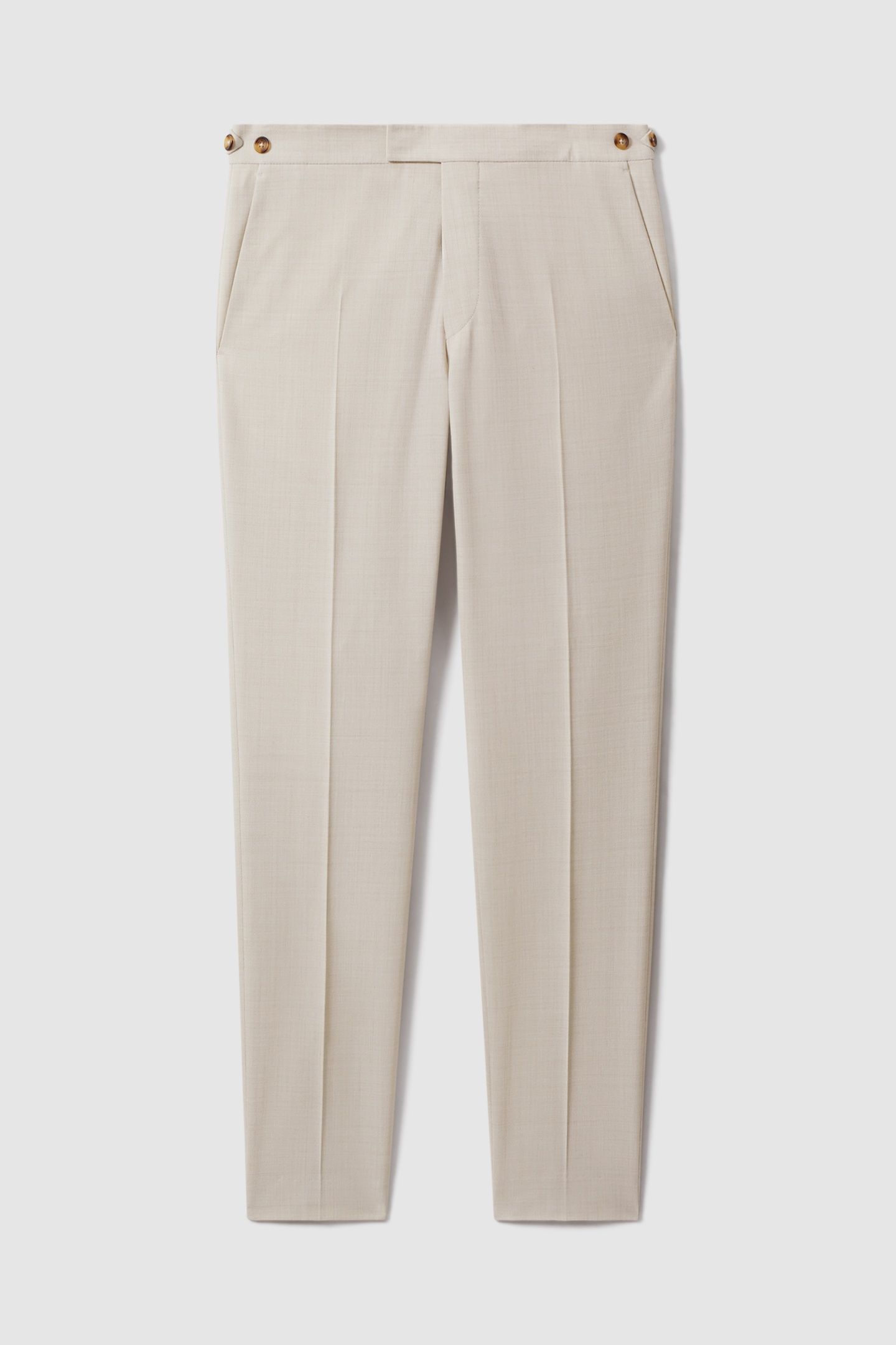 TEXTURED WEAVE MIXER TROUSER STONE 3