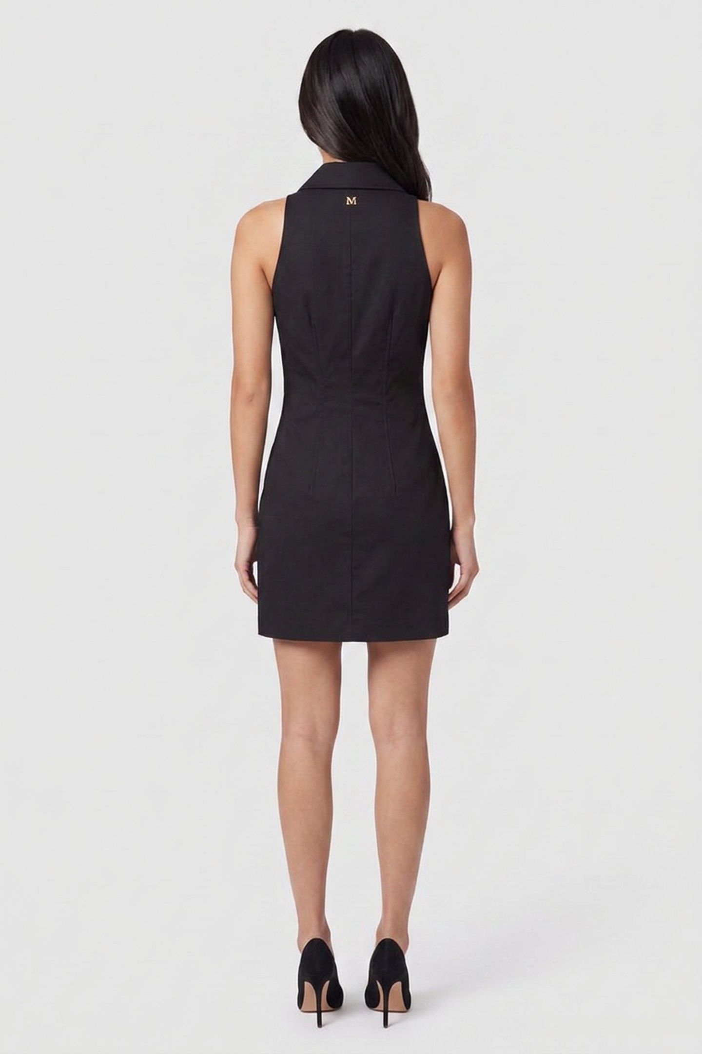 NADA SHIRT COLLAR SL JET BLACK A996 2