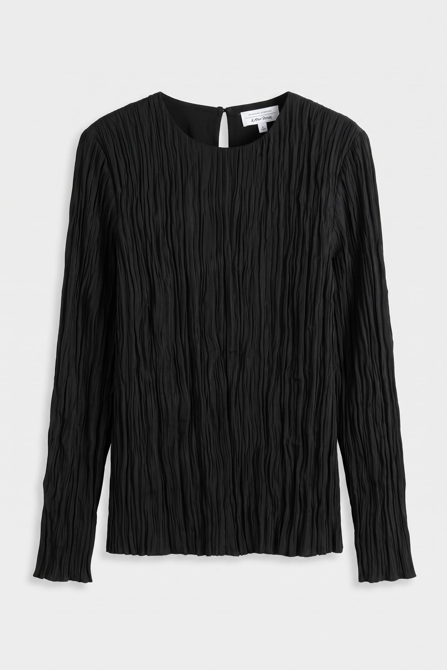 ST VANDA CRINCLE TOP BLACK 3