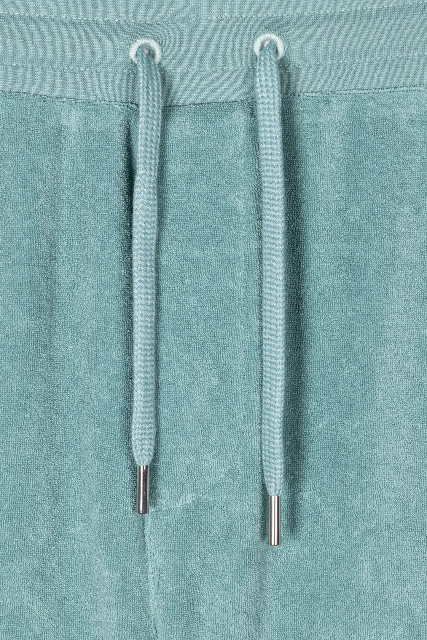 MEN SHORT TOWEL STRIPE TURQUOISE 7