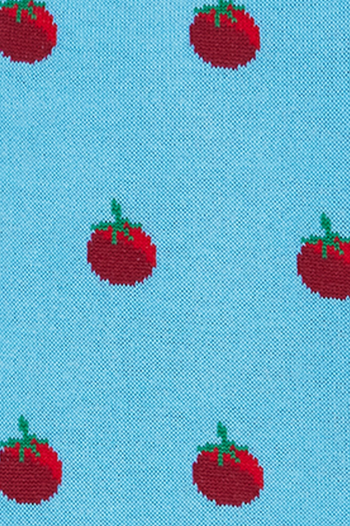 MEN SOCK GRAHAM TOMATO TURQUOISE 5