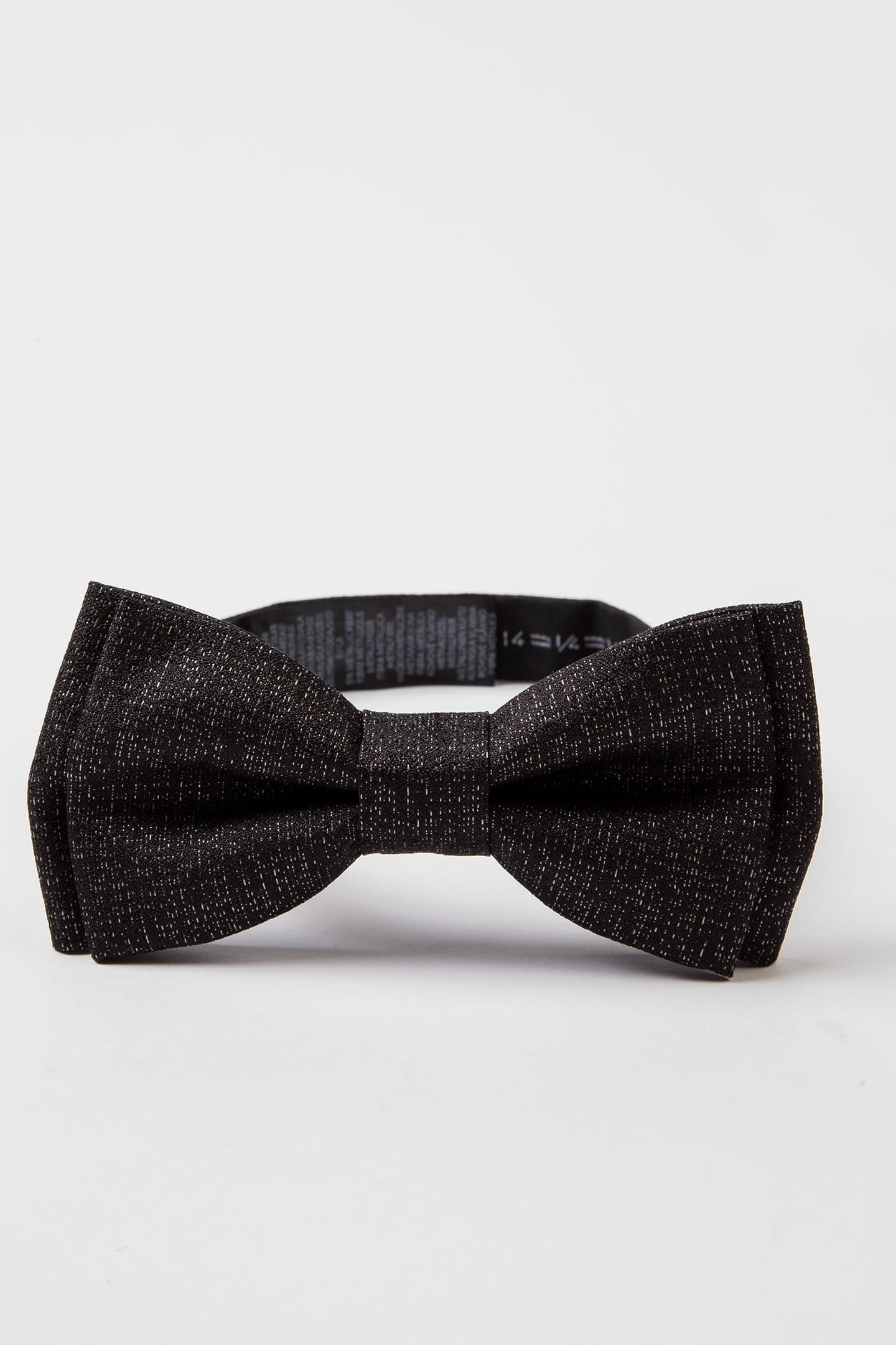 MEN BOW TIE METALLIC BLACK 2