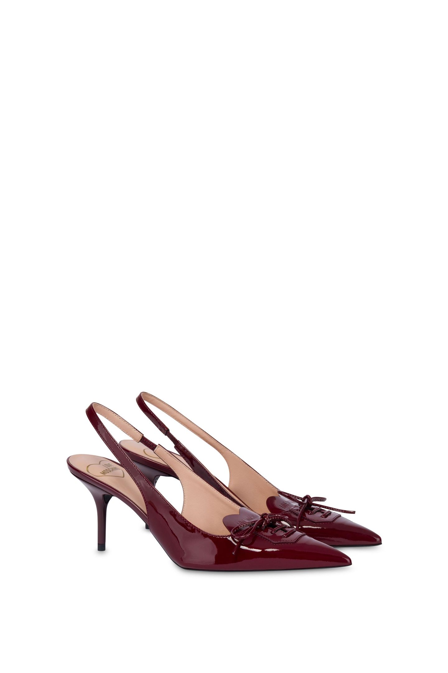 PATENT LEATHER SLINGBACKS RED 2