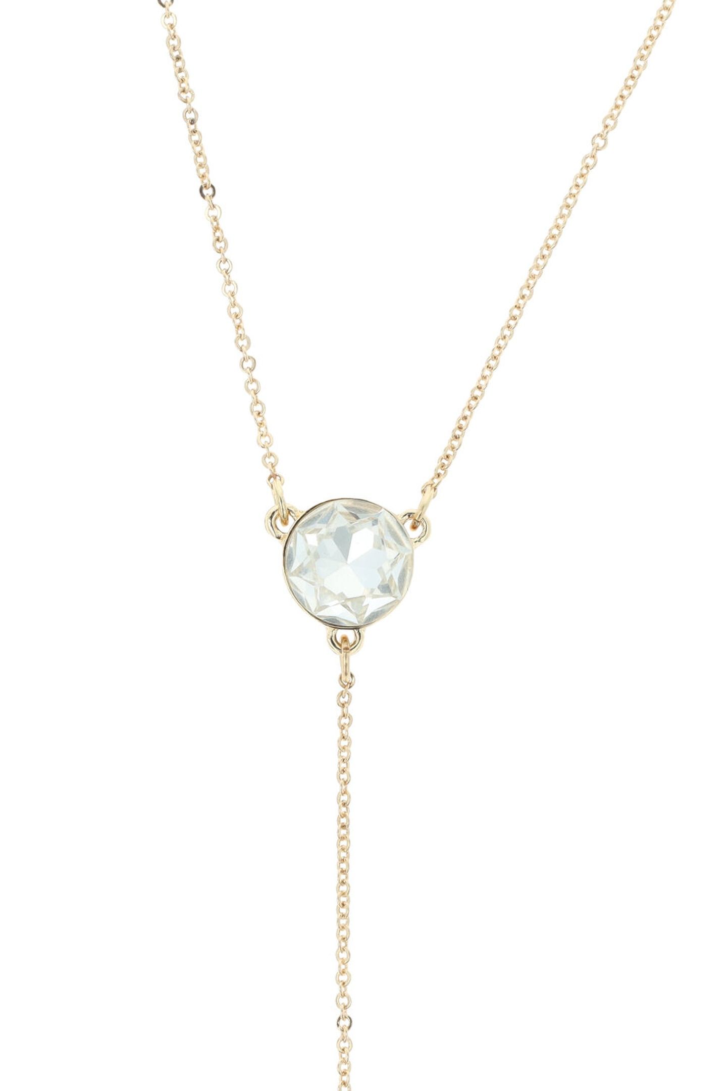 GOLDEN ANKLE CHAIN WITH CRYSTALS CRYSTAL 1
