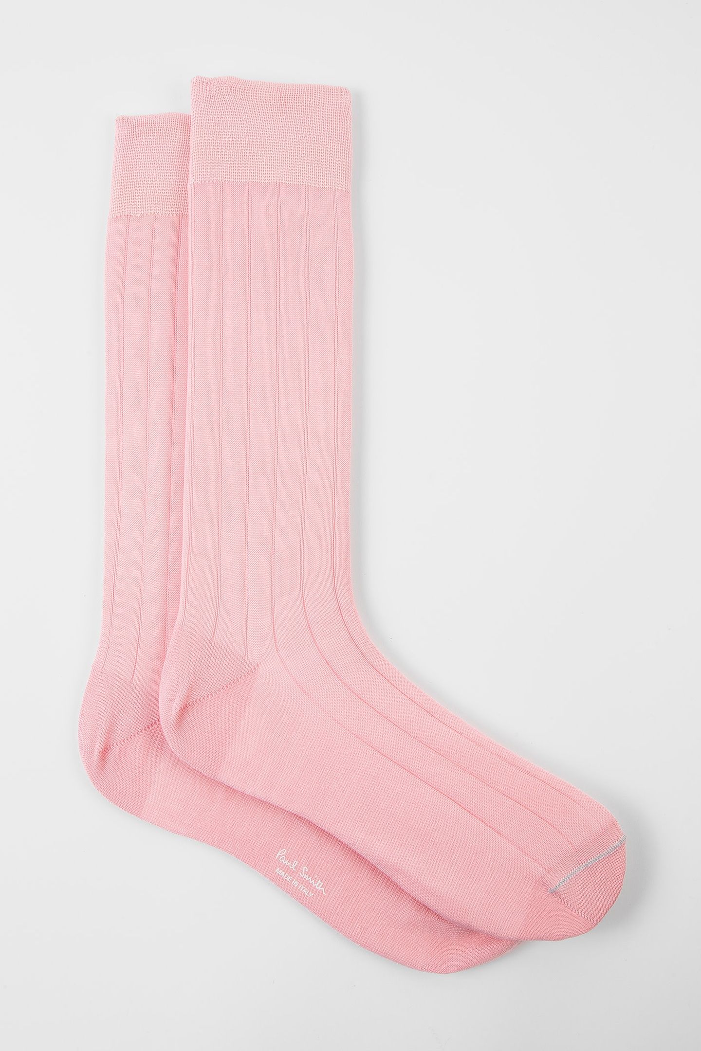 MEN SOCK RIB PLAIN PINK 5