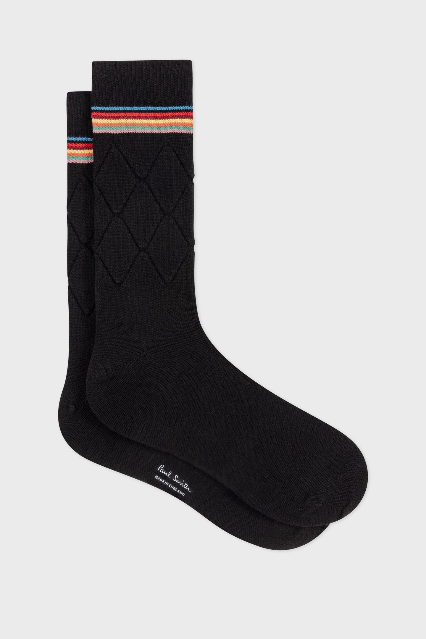 MEN SOCK FREDDIE ARGYLE BLACK 2