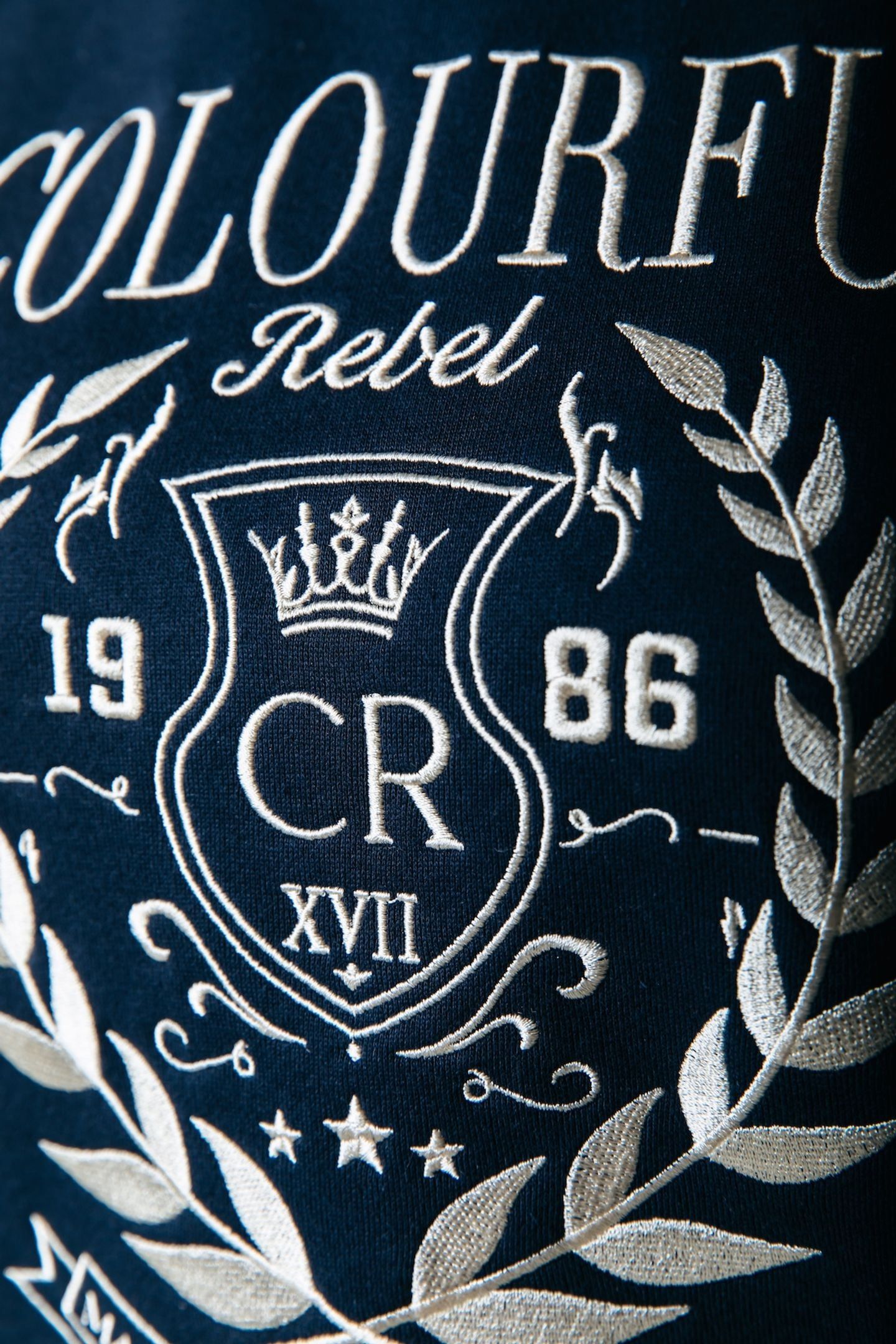 COLLEGE 1986 EMBRO RELAXED SWEAT NAVY 5
