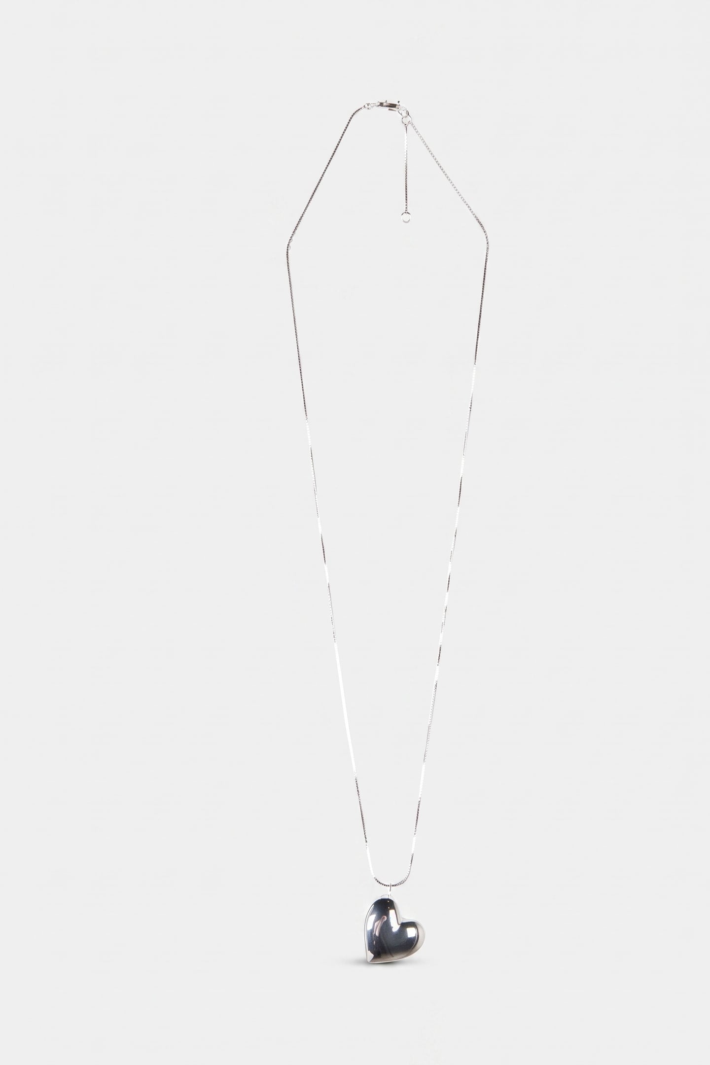 P KOURTNEY LONG NECKLACE SILVER 2