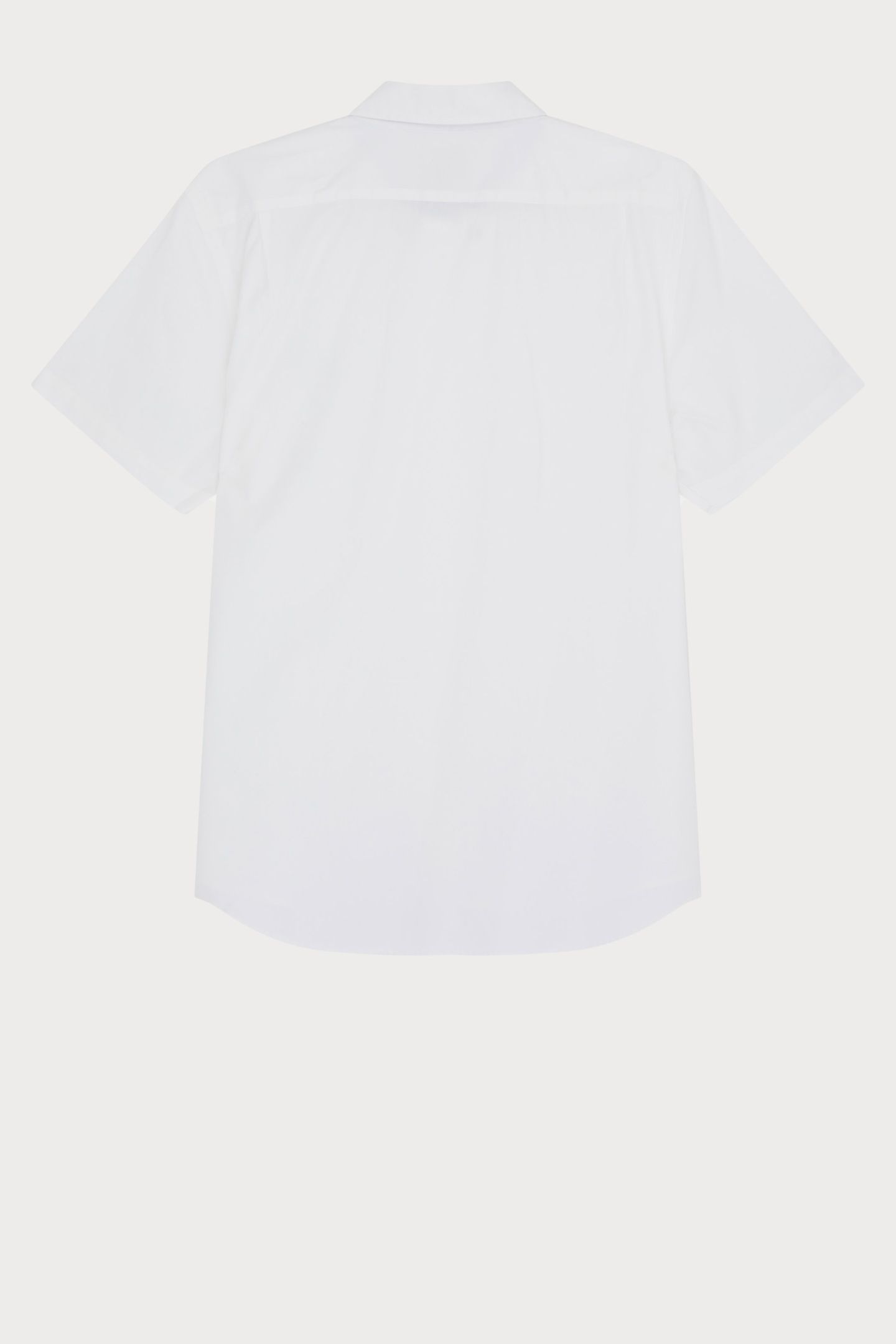 MENS SS TAILORED FIT SHIRT ZEB BADGE WHITE 2