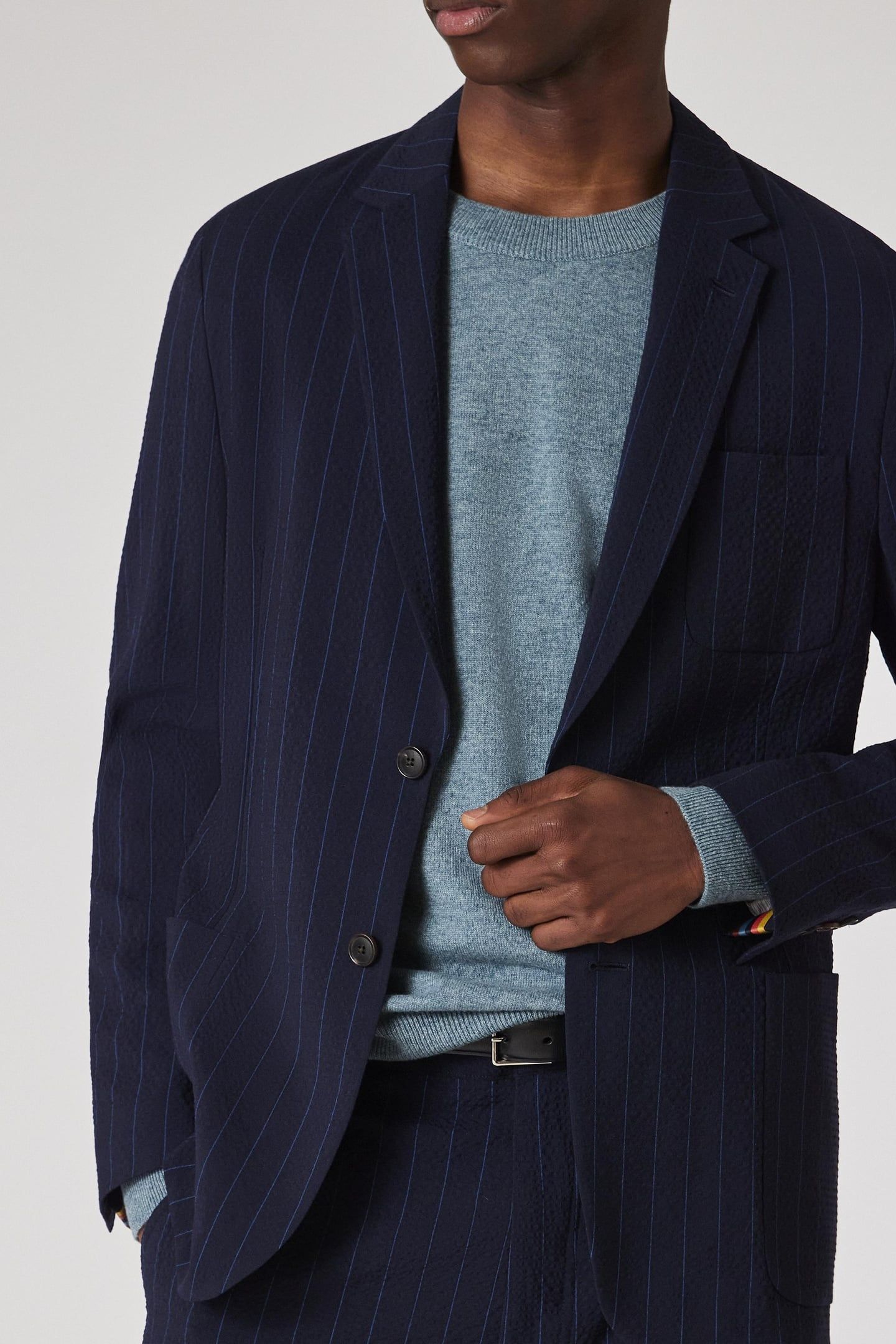 MENS 2 BUTTON JACKET VERY DARK NAVY 1